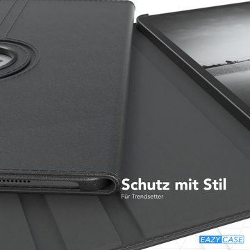 EAZY CASE Tablet-Hülle Rotation Case für iPad Pro 5./6. Gen. 2021/2022 12,9 Zoll, Hülle 360° drehbar mit Standfunktion Etui Anti-Kratz Tasche Schwarz