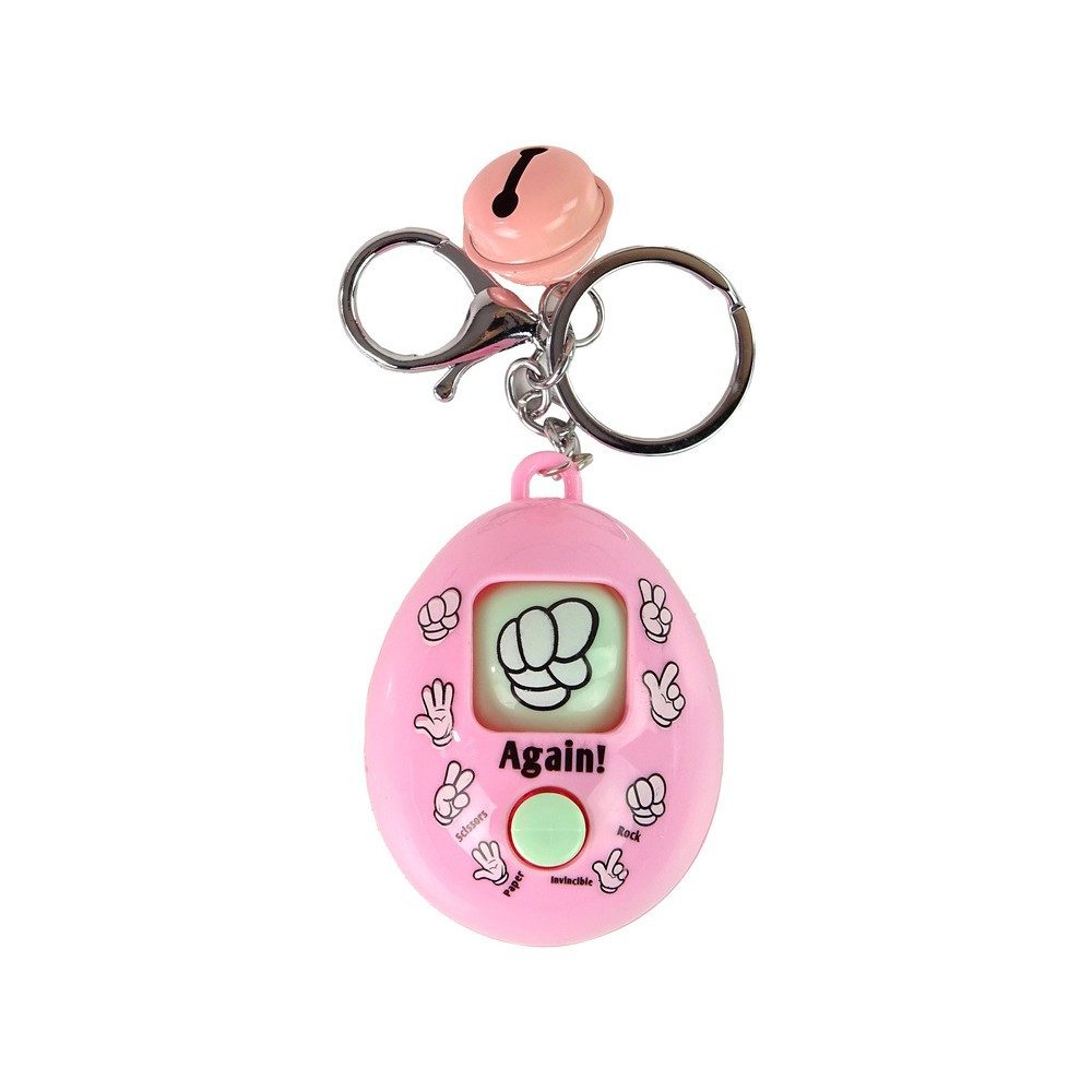 LEAN TOYS Schlüsselanhänger Taschenanhänger Rucksackanhänger Spielanhänger (Spar-Set, 1-tlg., 7 x 5 x 5 cm verspielt), Spielfunktion, Glöckchen, Karabiner, Schlüsselring