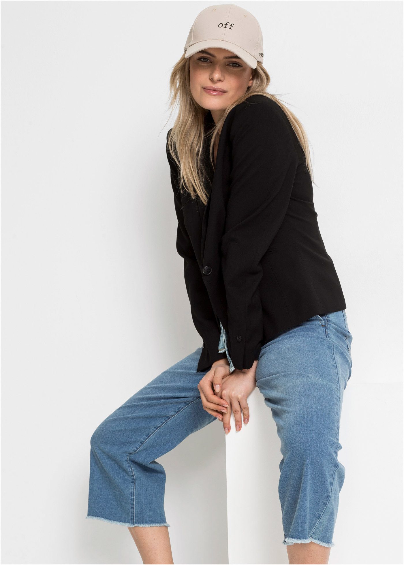 bonprix Snapback Cap verstellbare Passform, aus Baumwolle