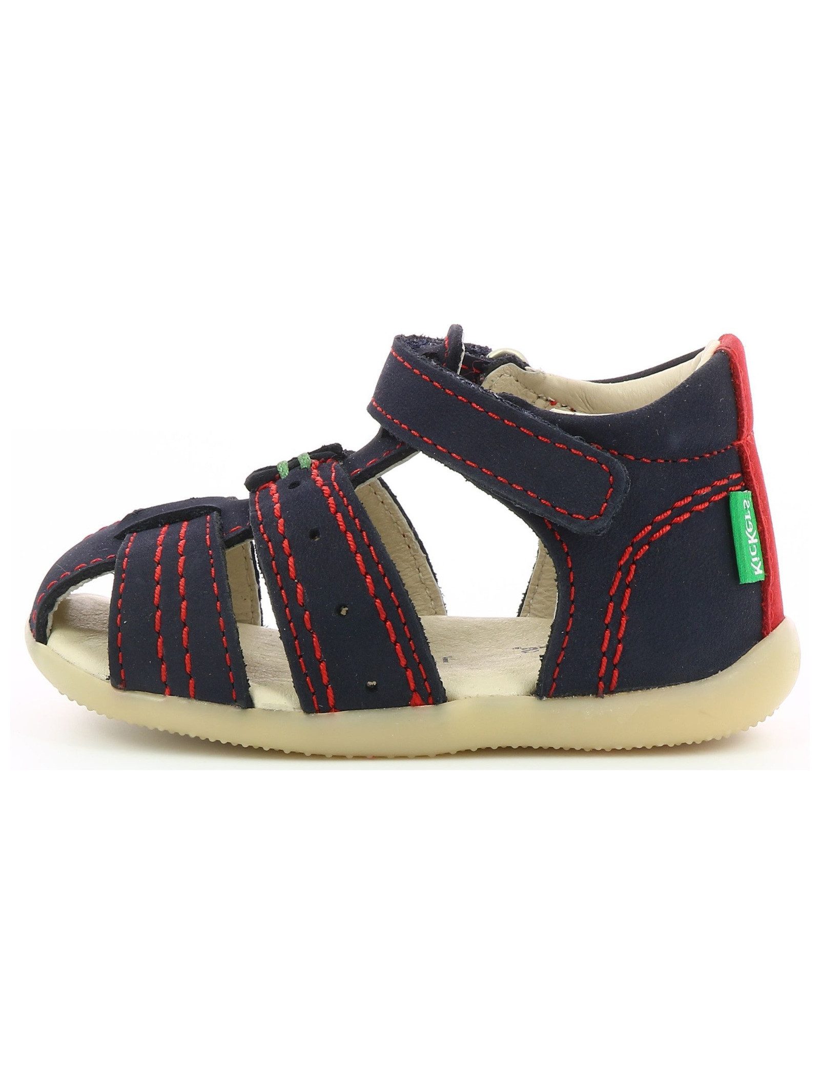 Kickers Sandalen Nubukleder Riemchensandale