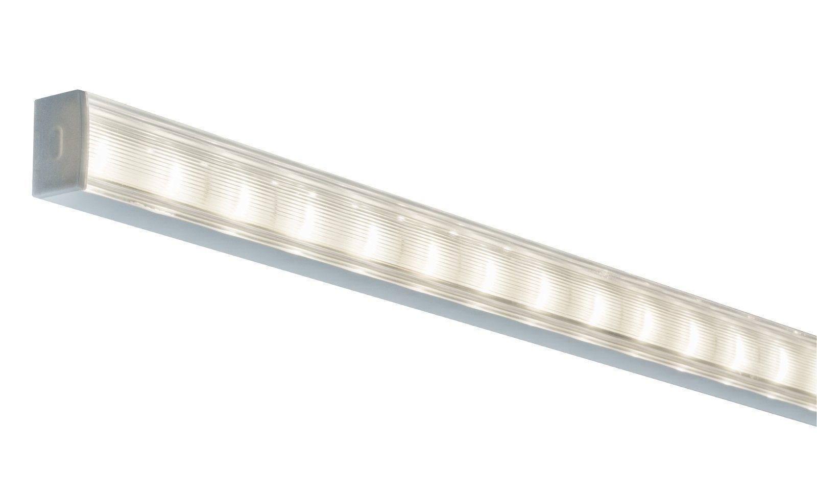 Square Paulmann Diffusor eloxiert Satin 200cm LED-Streifen Profil Function Alu Kunststoff