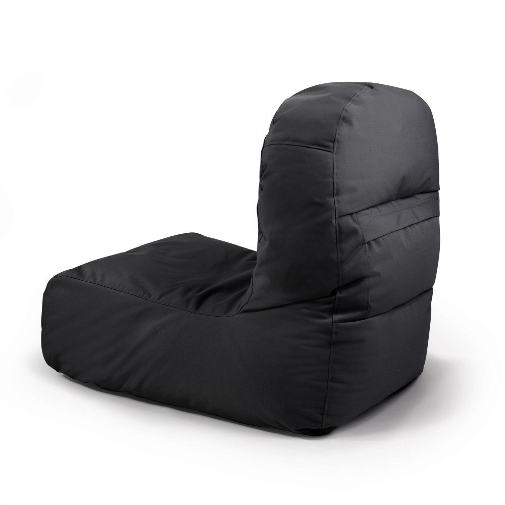 OUTBAG Sitzsack 65x90x95 Außenbereich, speziell den Bridge Germany, (BxLxH) für made Plus, black in