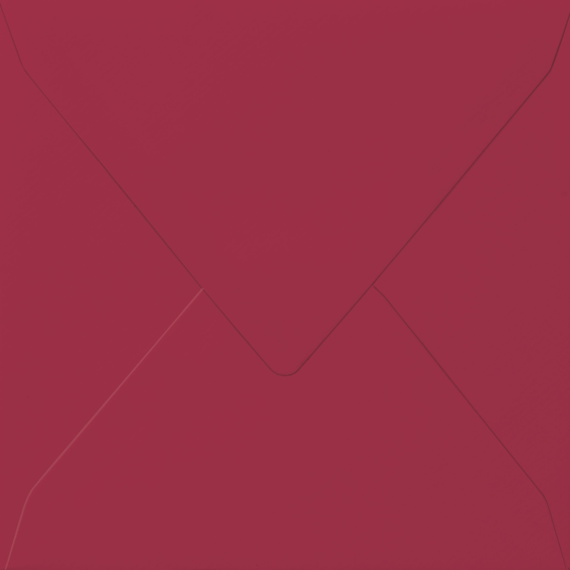 Heyda Briefumschlag Briefumschlag quadratisch 14x14cm 100g/qm nassklebend rot (50 Stück)