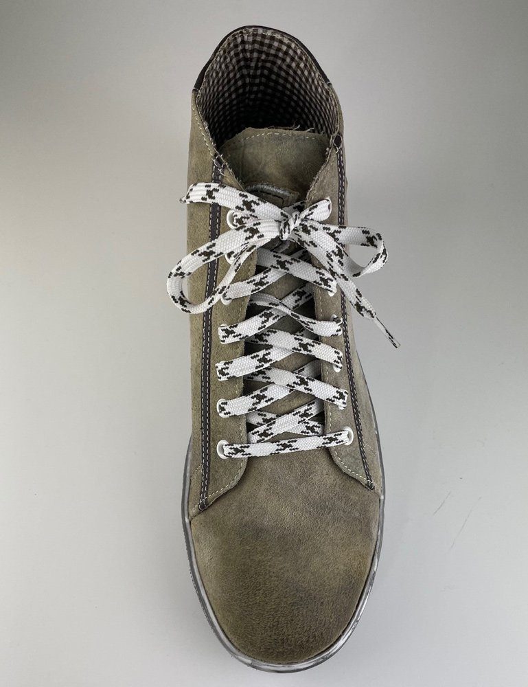 Maddox Herren Leder Trachtenschuhe "Marinus", Stein Grau Sneaker