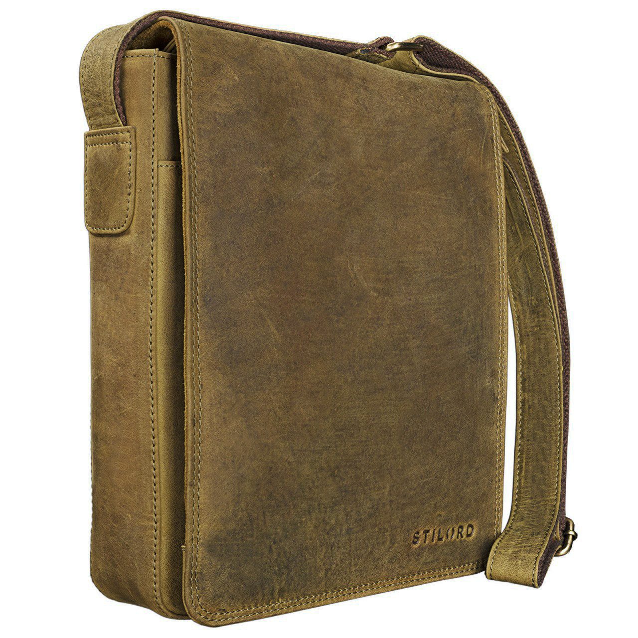 STILORD Schultertasche "Joris" Umhängetasche Leder