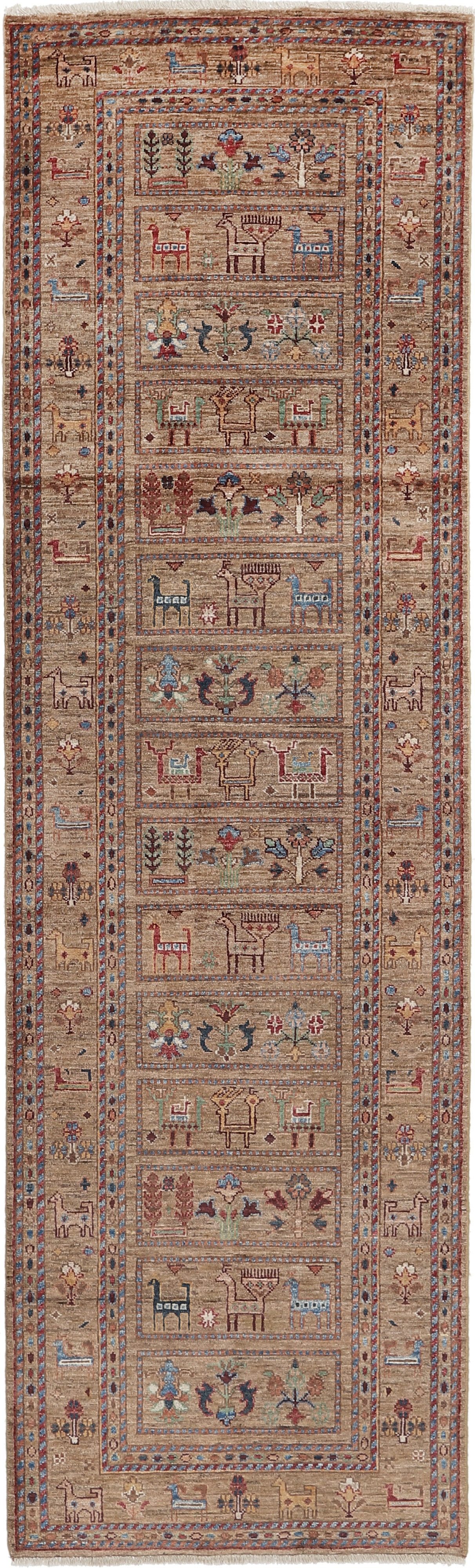 Carpet Avenue Teppich Ziegler Shabargan 288x84, Läufer, Höhe: 7 mm