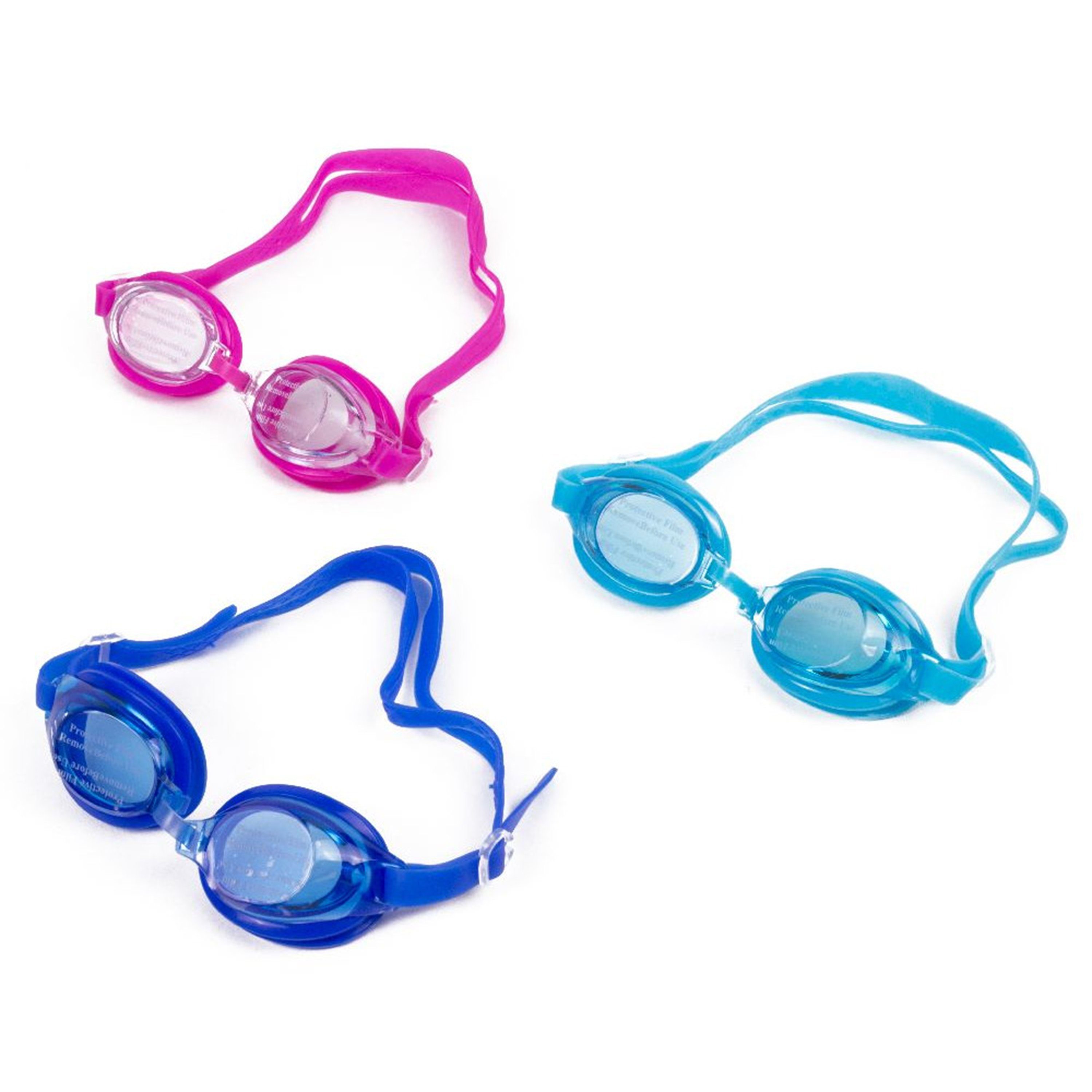 mit UV-Schutz, Schwimmbrille Taucherbrille, H-basics Unisex, Türkis Klare / Linse Jungen, Mädchen, - Spiegel Schwimmbrille Ohrstöpsel Antibeschlag Kinder