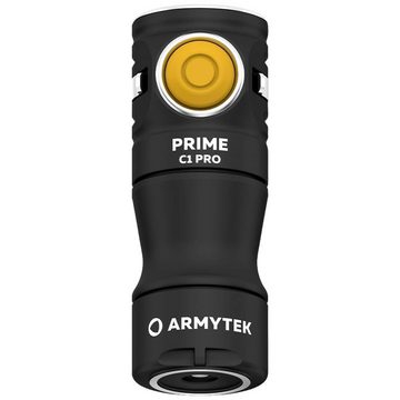 Armytek LED Taschenlampe Prime C1 Pro Warm Minitaschenlampe mit starker, mit Schlüsselanhänger, mit Gürtelclip