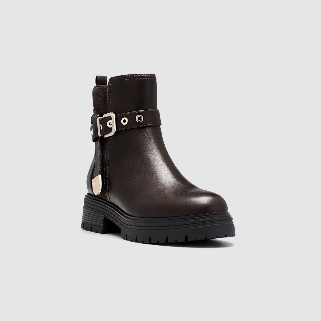 Esprit LILLI Stiefelette Ankleboots mit modicher Zierschnalle und Reißverschluss
