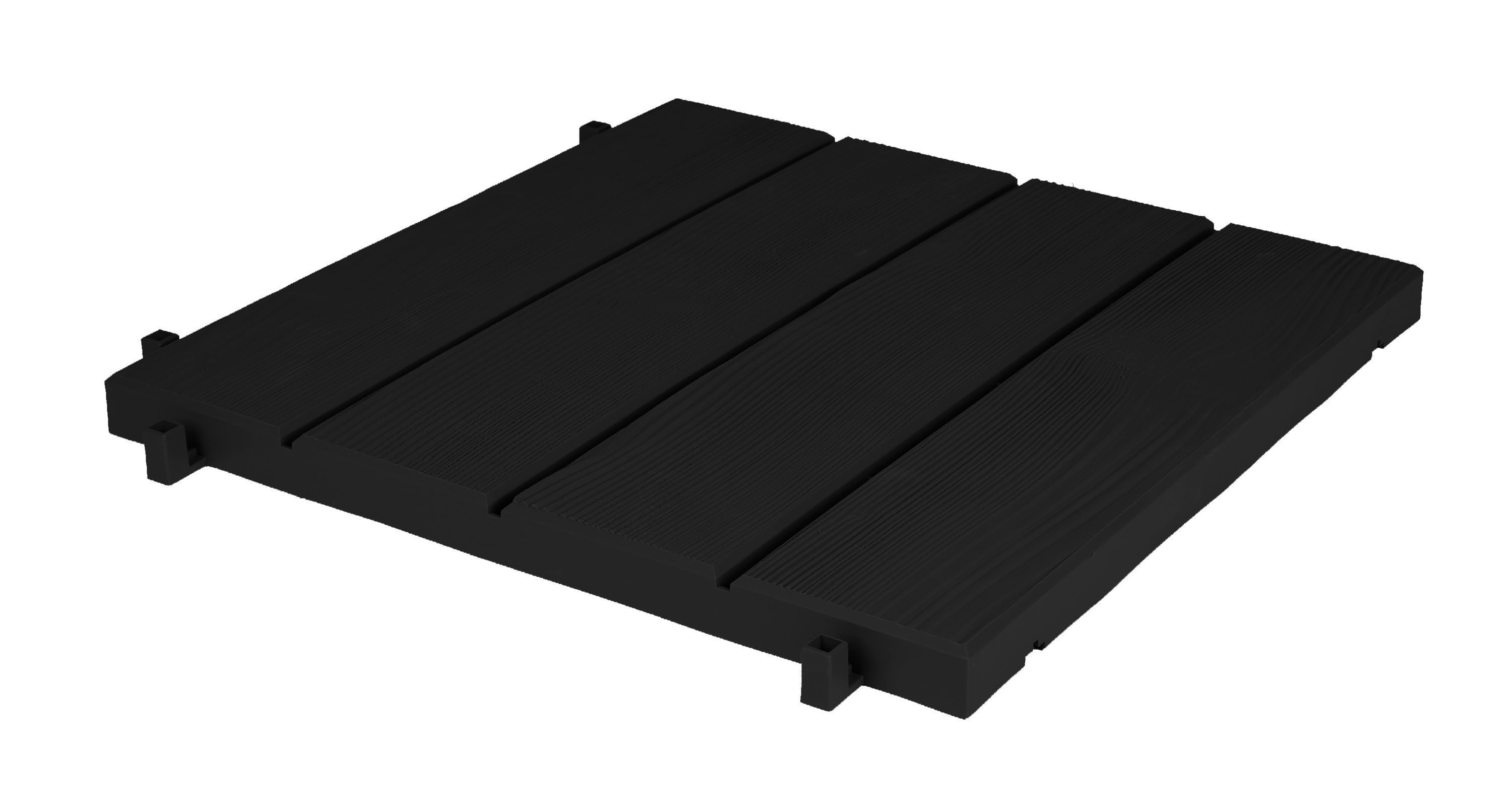 ONDIS24 Outdoor-Bodenplatte Dalle Aspect 40x40 Stecksystem schwarz, 14-St., flexibel erweiterbar, einfaches Klicksystem, witterungsfest