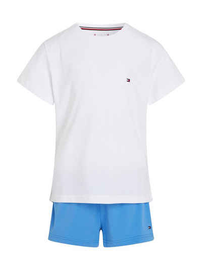 Tommy Hilfiger Underwear Pyjama SS SHORT PJ SET BASICS (Set, 2 tlg) Kinder bis 16 Jahre