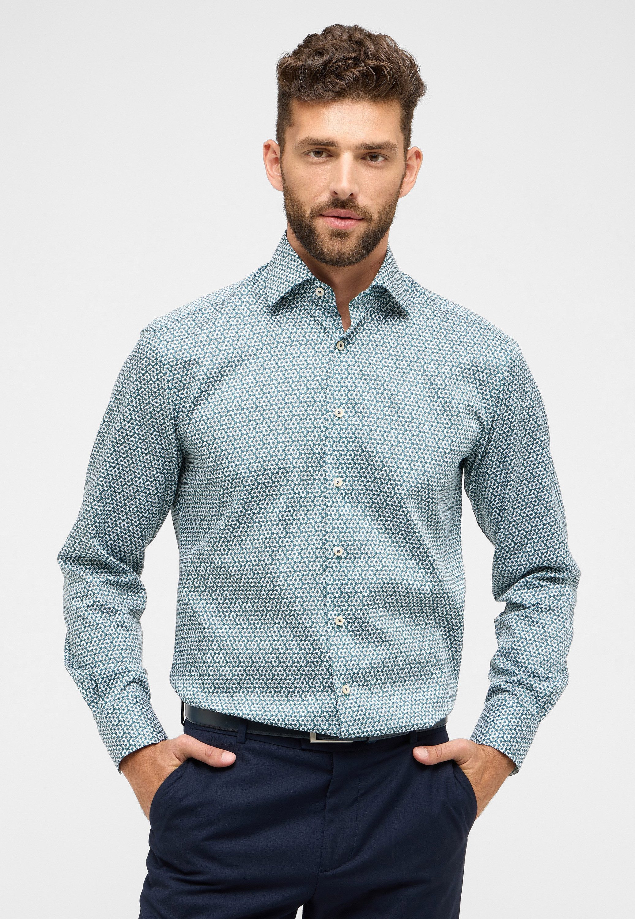 Eterna Langarmhemd "COMFORT FIT" NON IRON (bügelfrei) günstig online kaufen