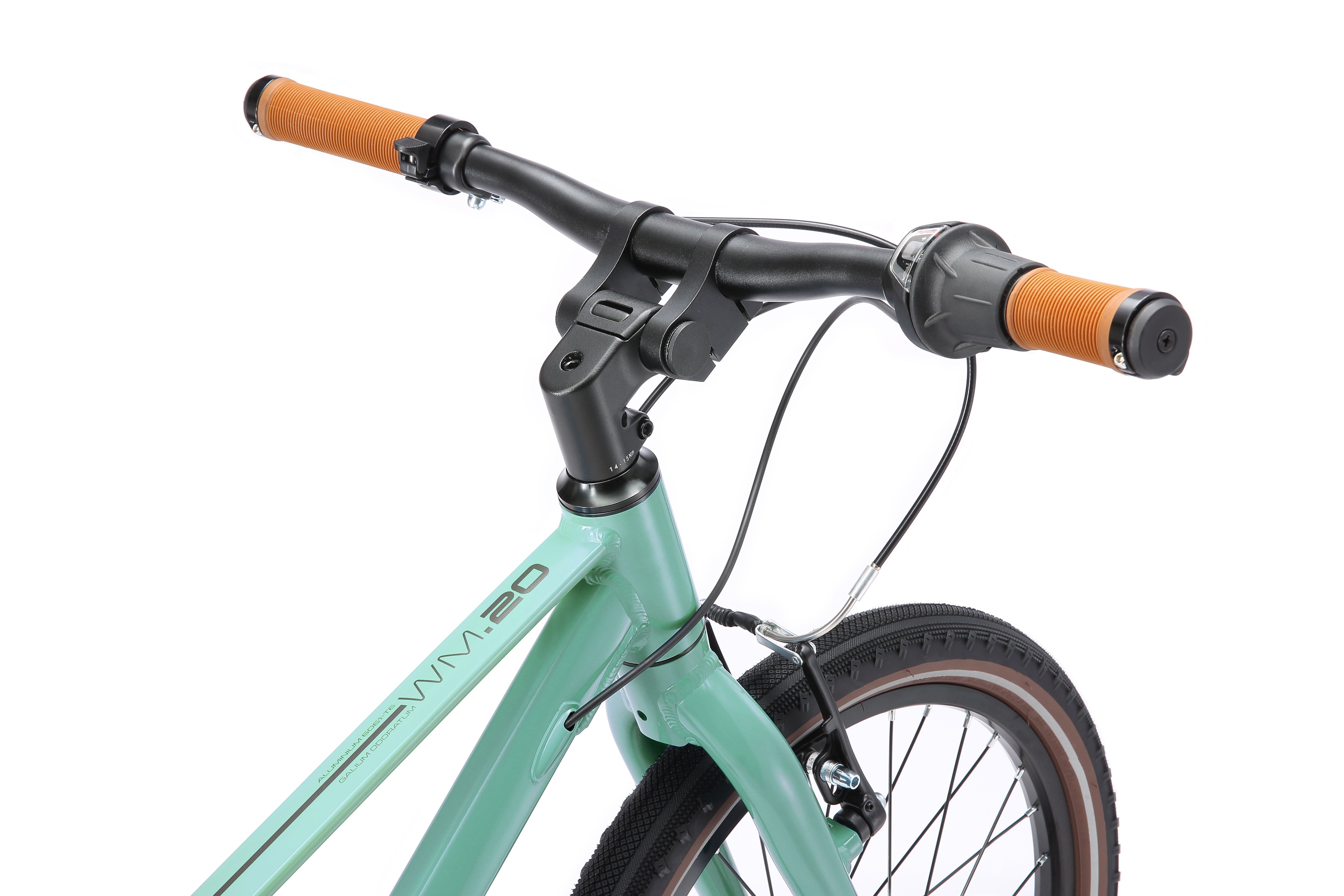 Bikestar Kinderfahrrad Leichtgewicht 8 kg 20 Zoll Aluminium ab 6 Jahre, 7 Gang Shimano RD-M2005 Schaltwerk, Kettenschaltung, Reflektierende Reifen, leichtes Treten, ergonomischer Rahmen