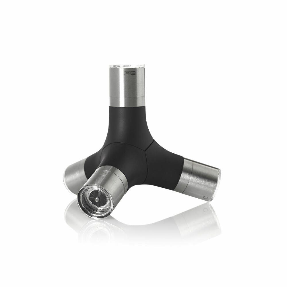 AdHoc Gewürzmühle 4in1 Mühle Giant manuell, für Pfeffer, Salz und Chili