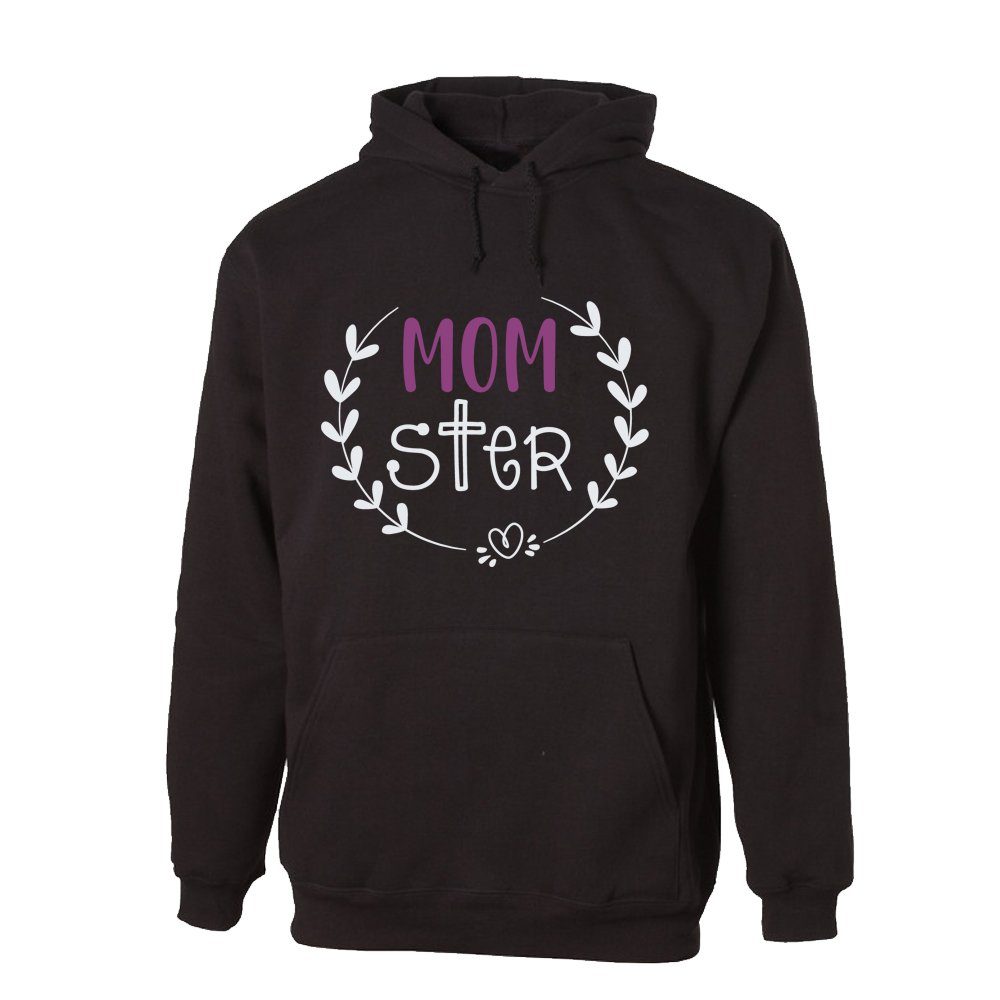 G-graphics Hoodie MOMster mit trendigem Frontprint, Aufdruck auf der Vorderseite, Spruch/Sprüche/Print/Motiv, für jung & alt