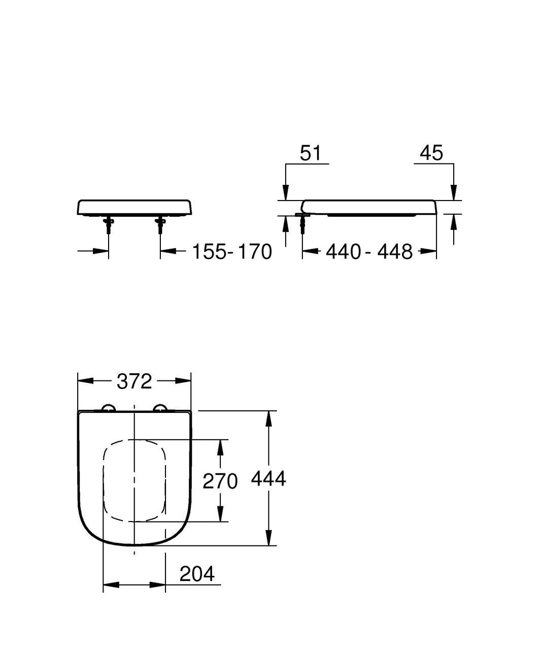 Grohe WC-Sitz Grohe WC-Sitz Euro mit günstig online kaufen