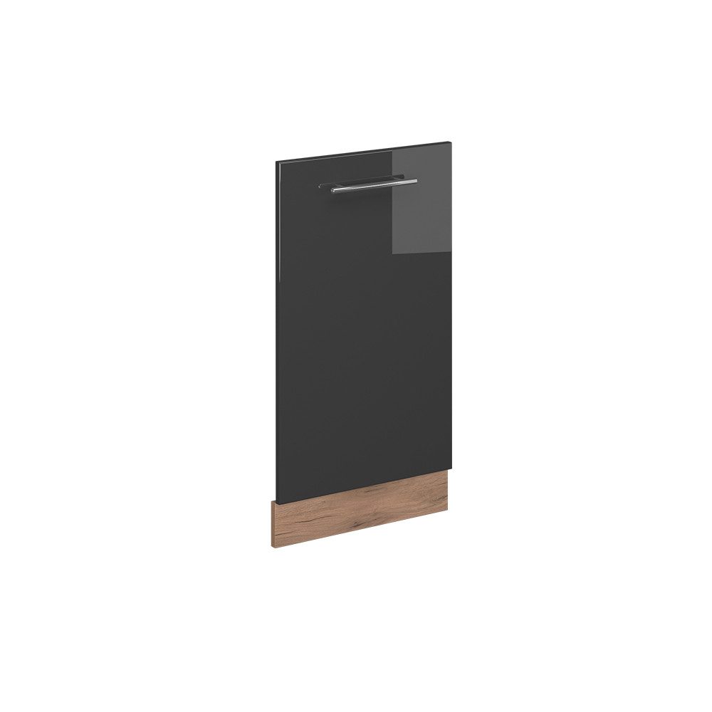 Vicco Frontblende Fame-Line, Anthrazit Hochglanz/Goldkraft Eiche, 45 cm ohne Arbeitsp... (1 St)