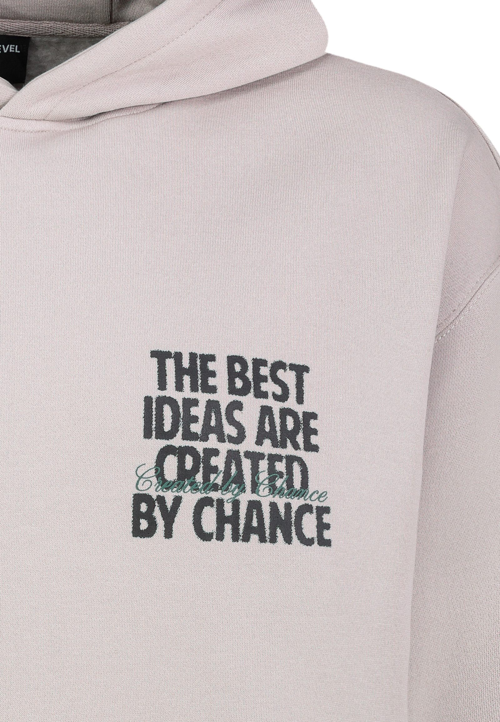 SUBLEVEL Kapuzenpullover Herren Sweathoodie mit Backprint Oversized Fit, unterschiedliche Prints
