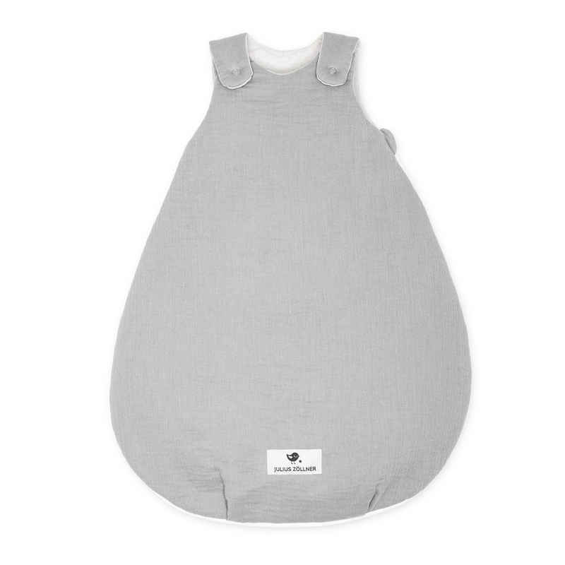 Julius Zöllner Babyschlafsack Babyschlafsack Musselin grau 56/62