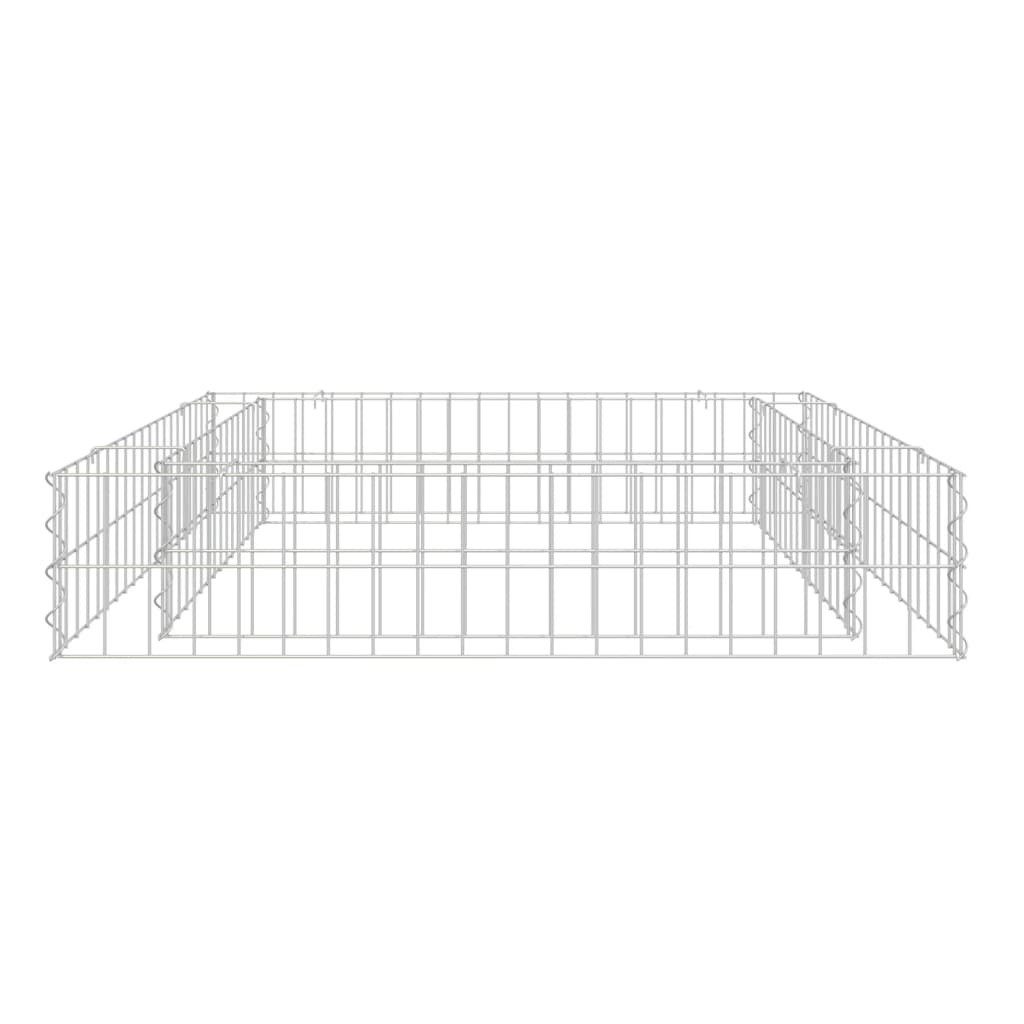 vidaXL Hochbeet Gabionen-Hochbeet Verzinkter Stahl 100x100x20 günstig online kaufen