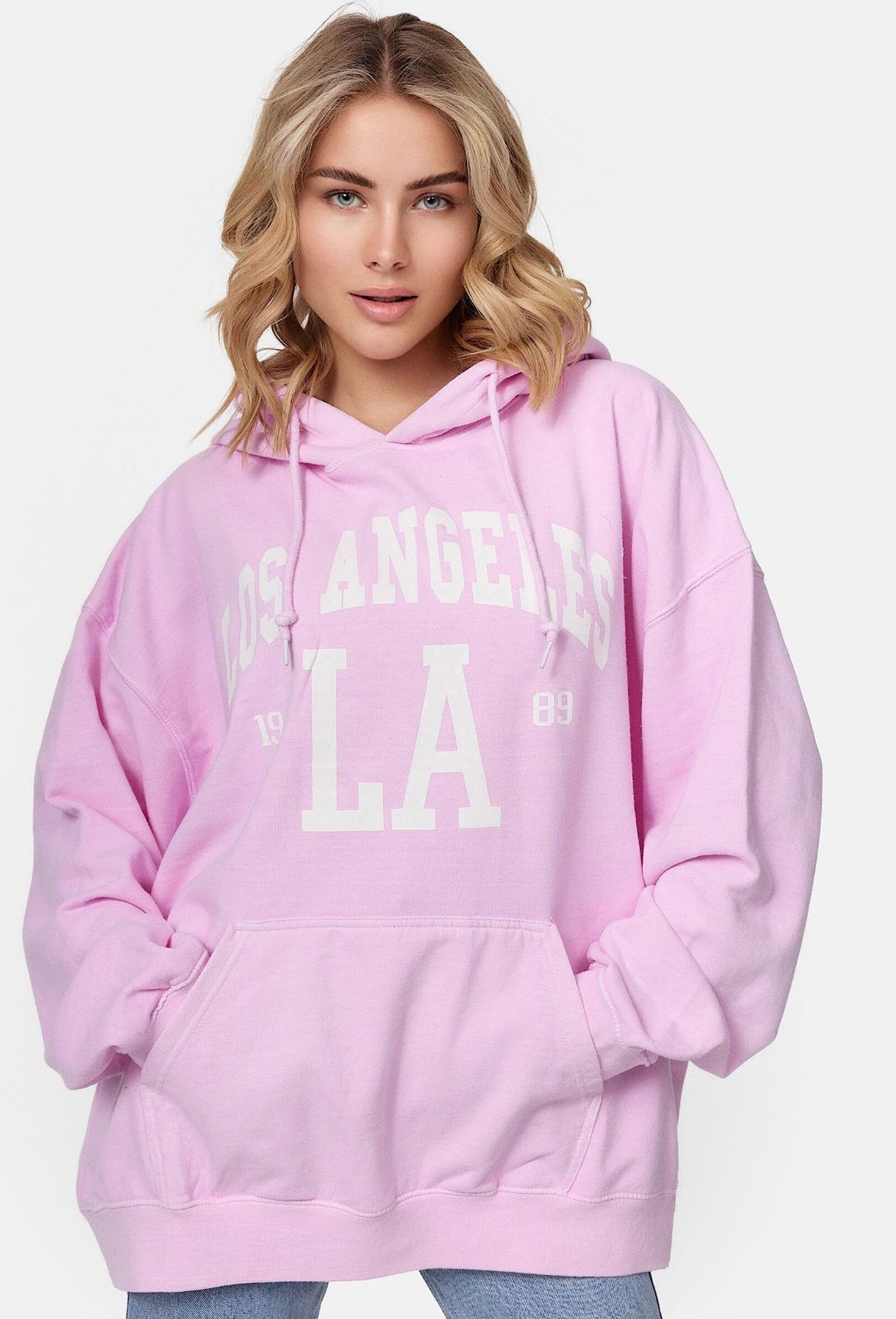 Rosa Hoodies für Damen kaufen » Pinke Kapuzenpullis | OTTO