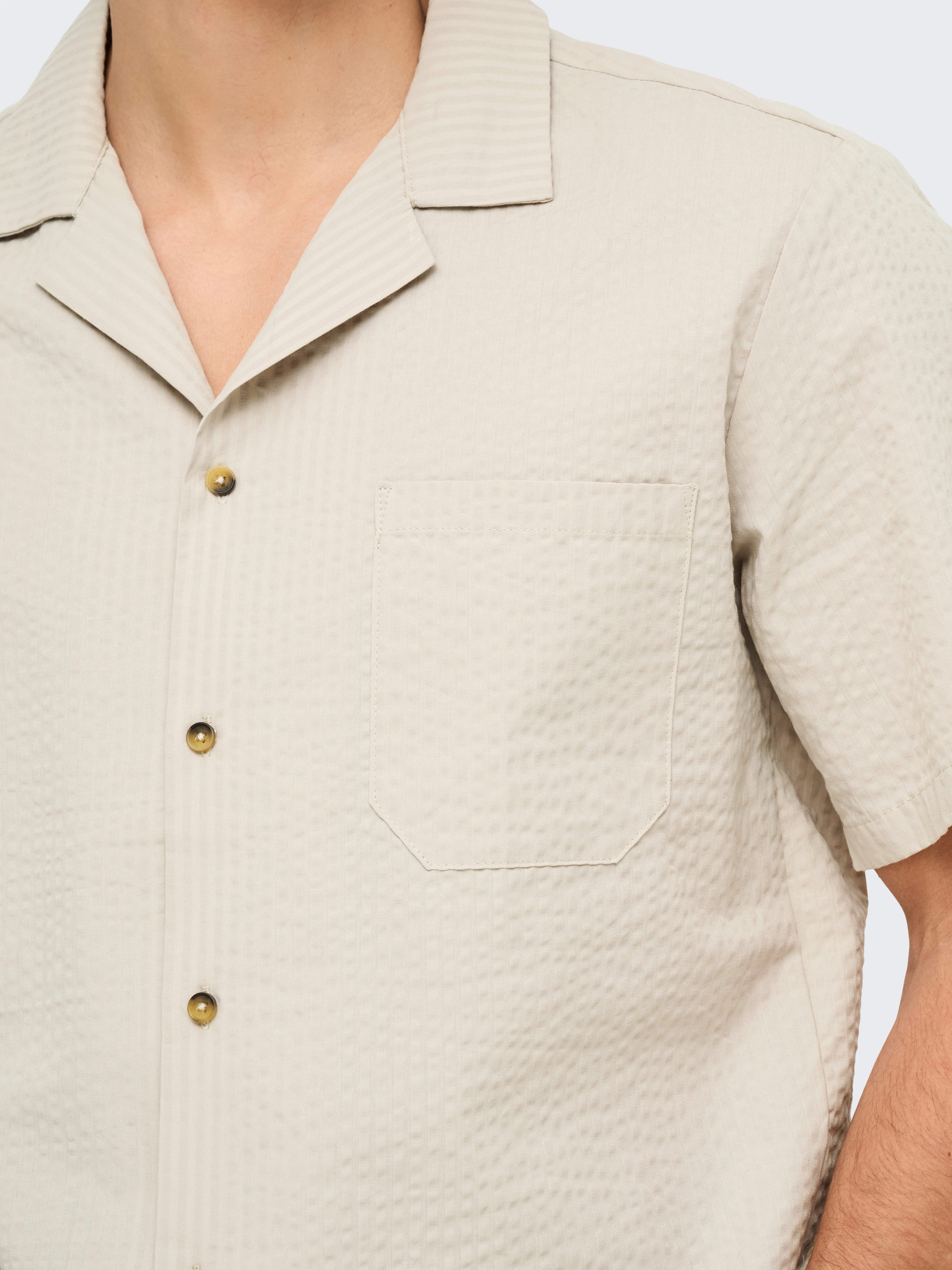 ONLY & SONS Kurzarmhemd ONSEYE RESORT SEERS 0009 SHIRT NOOS
