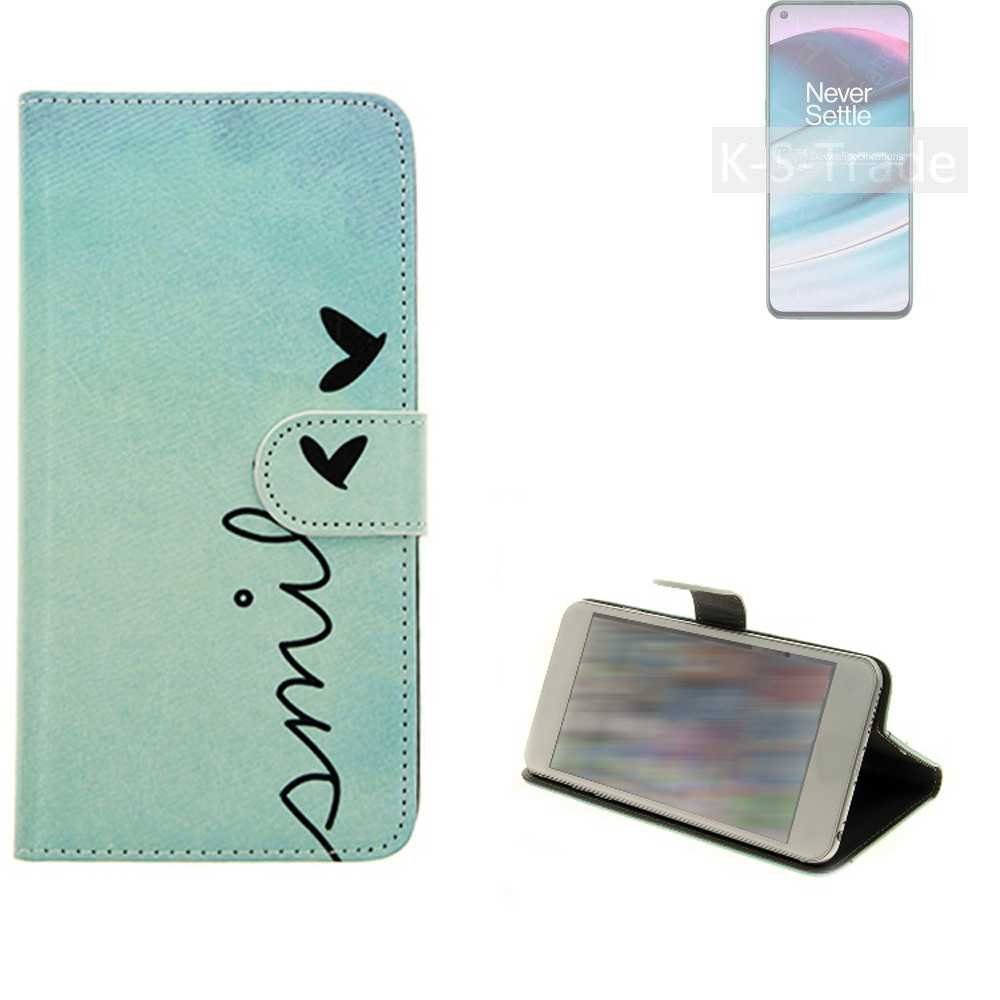 K-S-Trade Handyhülle für OnePlus Nord CE 5G, Schutz Hülle Handy Hülle Hülle Handyhülle cover bookstyle Etui