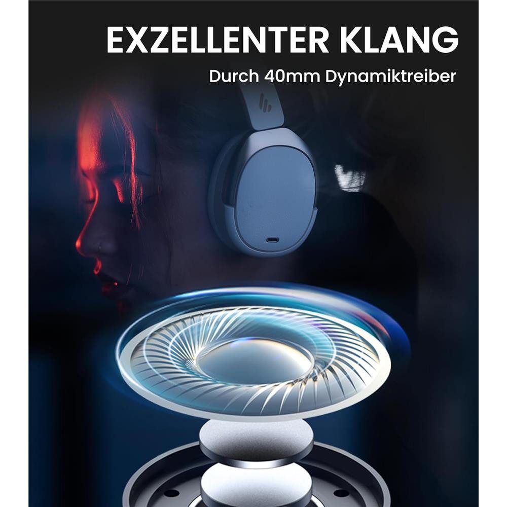 Edifier® WH950NB kabellose Bluetooth Kopfhörer Over-Ear-Kopfhörer (Bluetooth 5.3 55 h Spielzeit ANC Hi-REs Audio Faltbar)