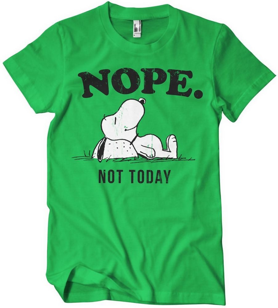 PEANUTS Worldwide LLC T-Shirt Nope Not Today T-Shirt