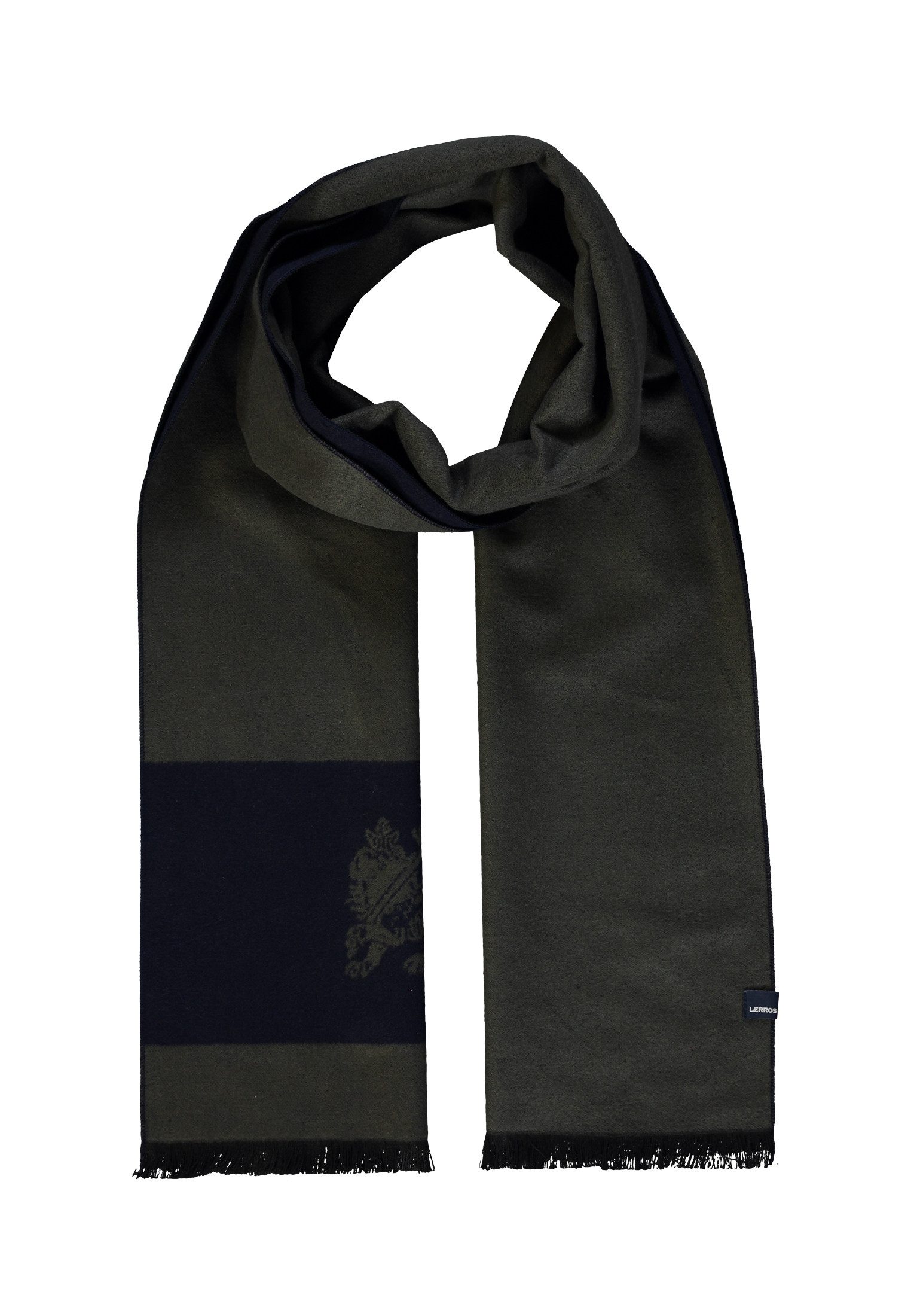 LERROS Schal Schal mit LERROS Intarsie