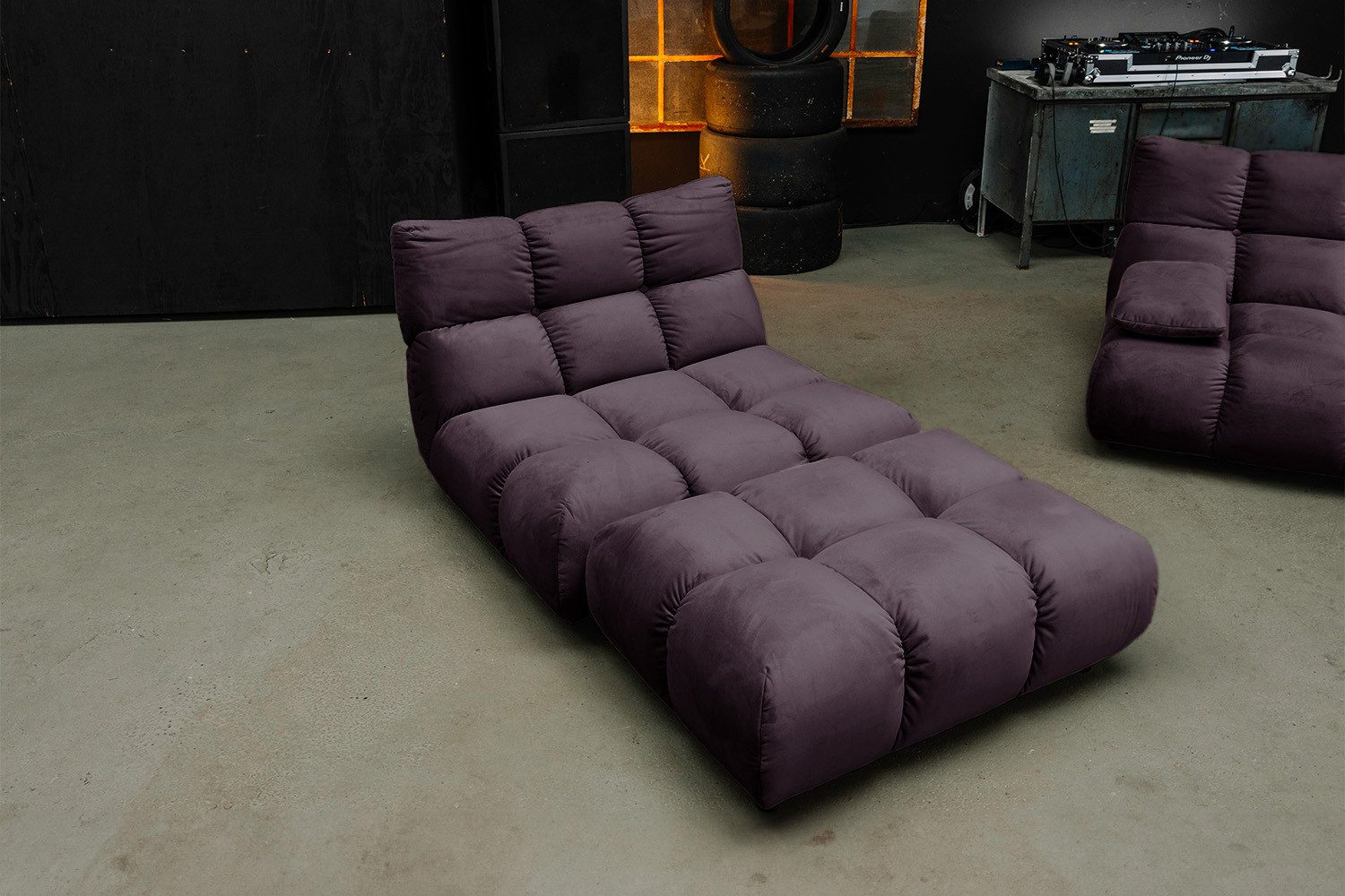 KAWOLA Drehsessel VIVIEN Velvet - Bequem & Modern – XXL Sessel Samt, Eleganter Funktionssessel, Drehbare Entspannung, Komfort, Wohnzimmer