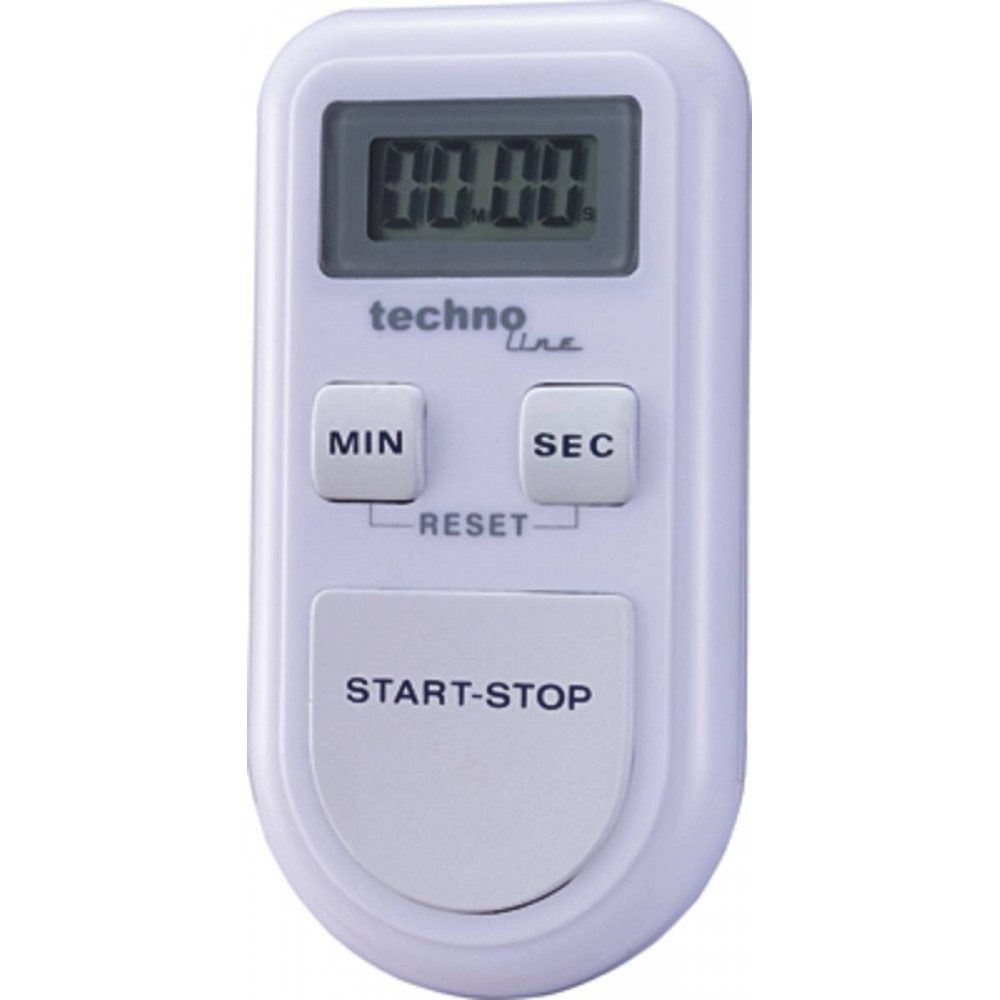 technoline Радио-будильник часы Technoline KT 100 Weiss-Grau Kurzzeitwecker