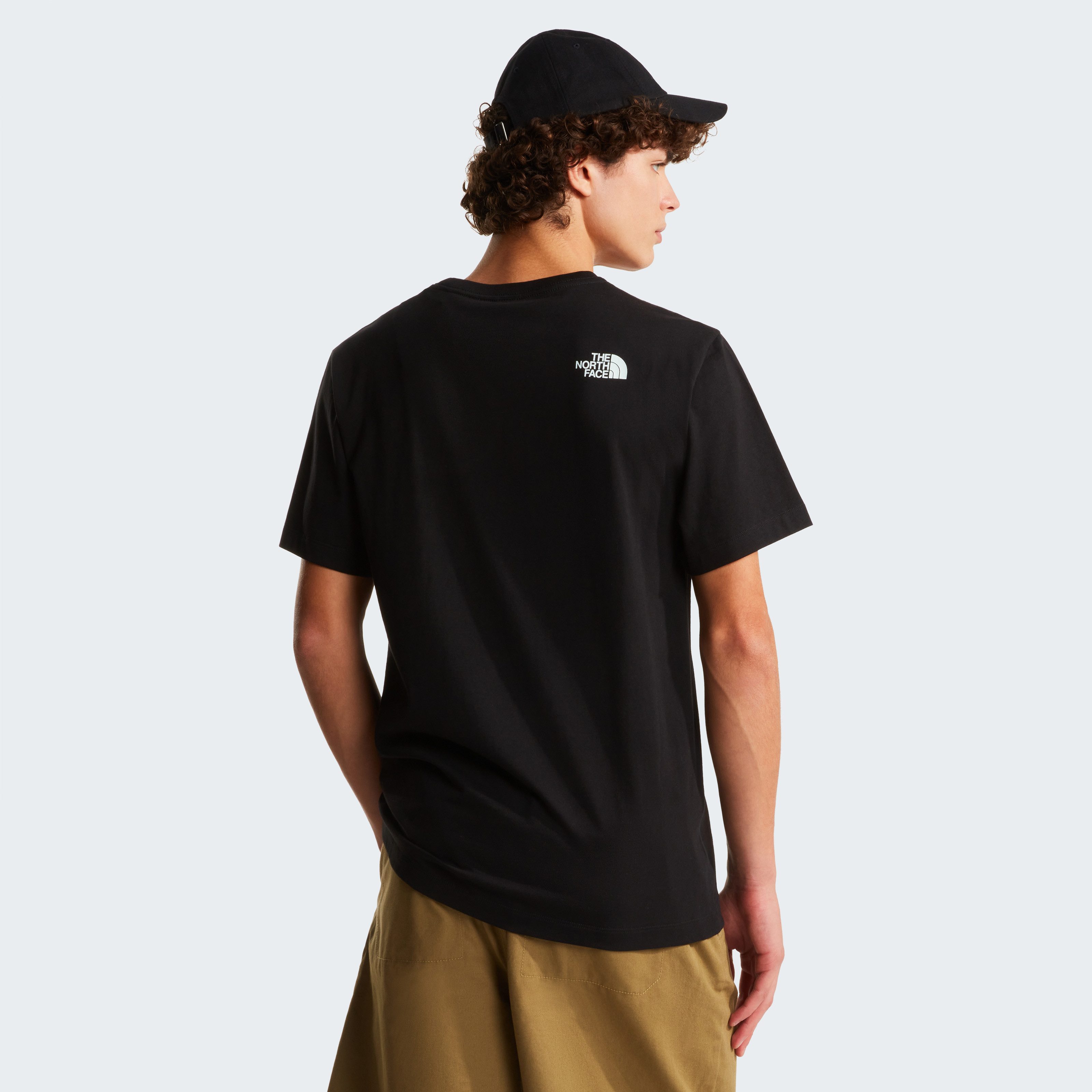 The North Face T-Shirt M MOUNTAIN LINE REGULAR SHORT SLEEVE TEE normale Passform, Kurzarm, für sportliche Aktivitäten und Outdoor