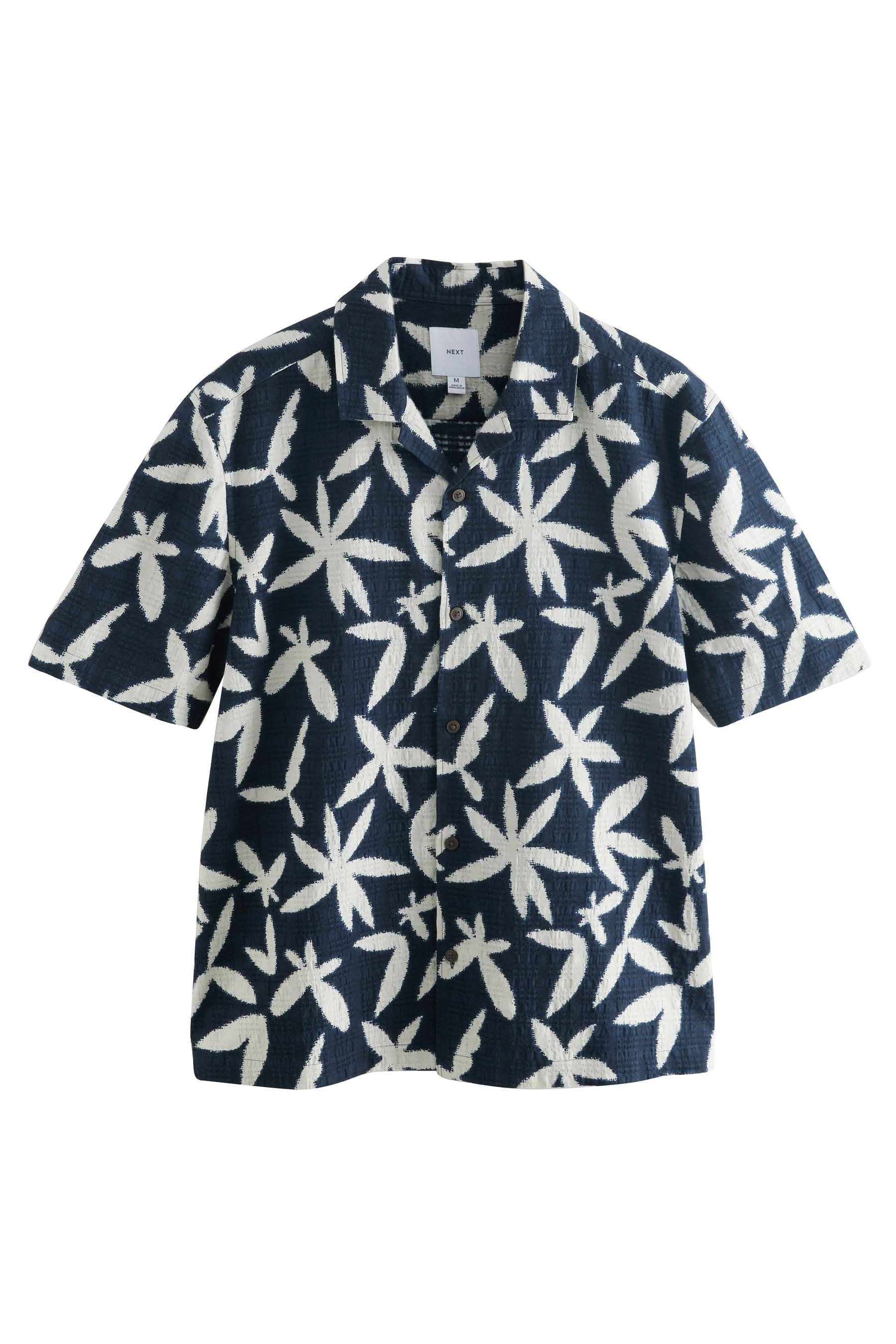 Next Kurzarmhemd Kurzärmeliges Hemd mit floralem Print (1-tlg) günstig online kaufen