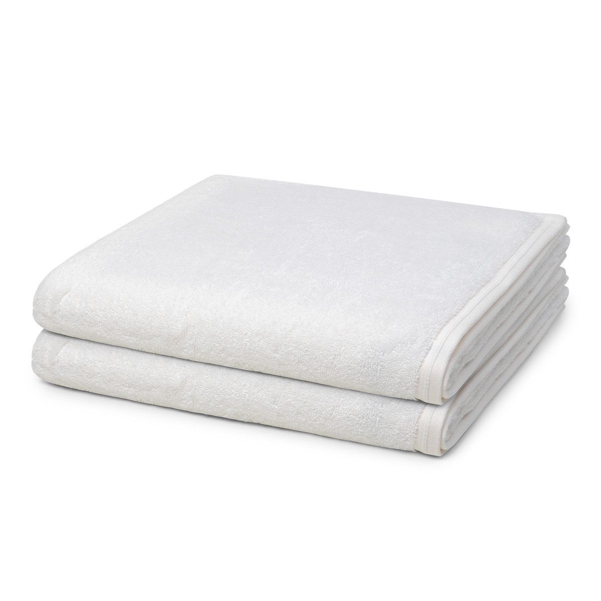 Vossen Handtuch Set Vegan Life, Frottee (Spar-Set, 2-St), 2 X Duschtuch im Set - Baumwolle - Saugstark