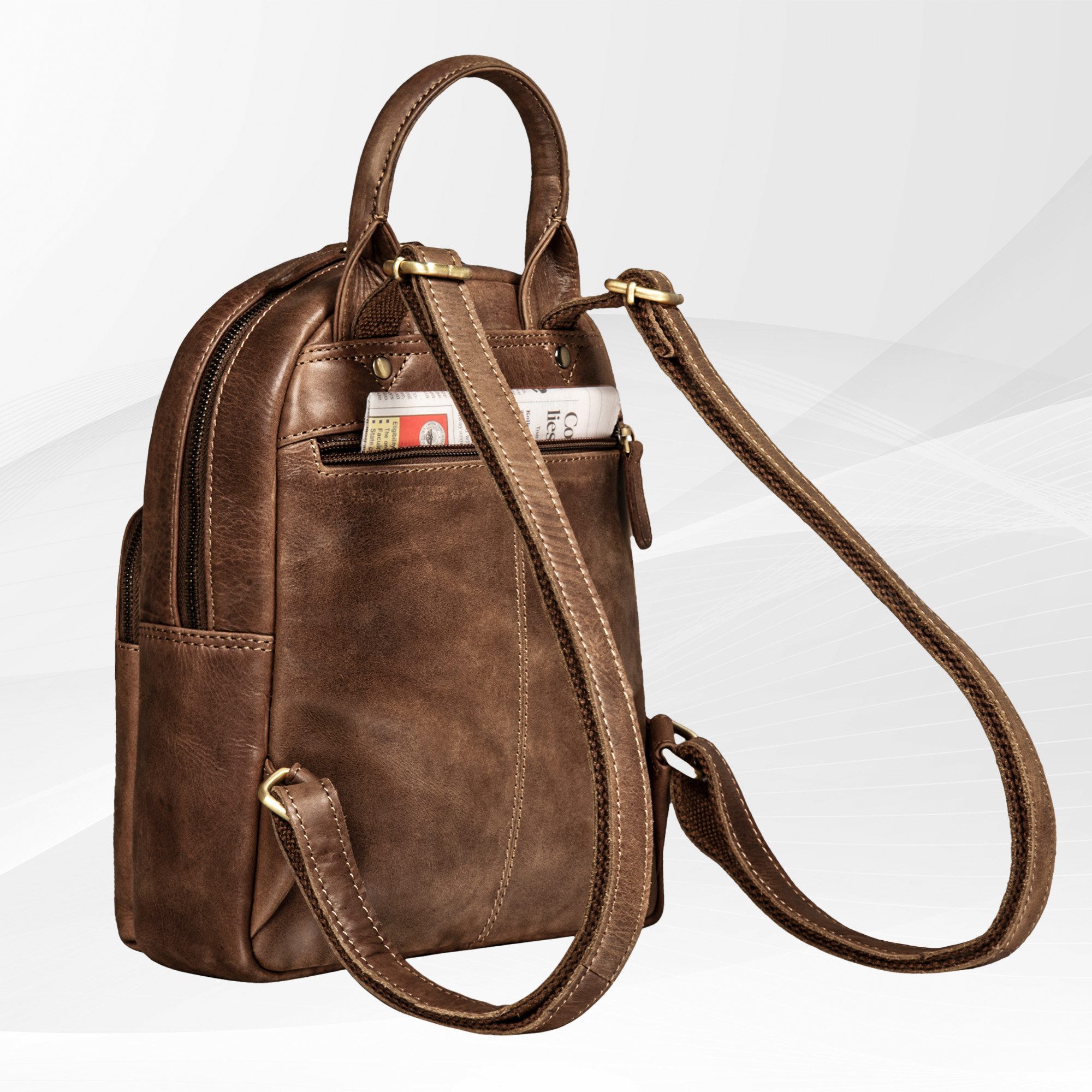 STILORD Cityrucksack "Ruby" Daypack Damen Leder