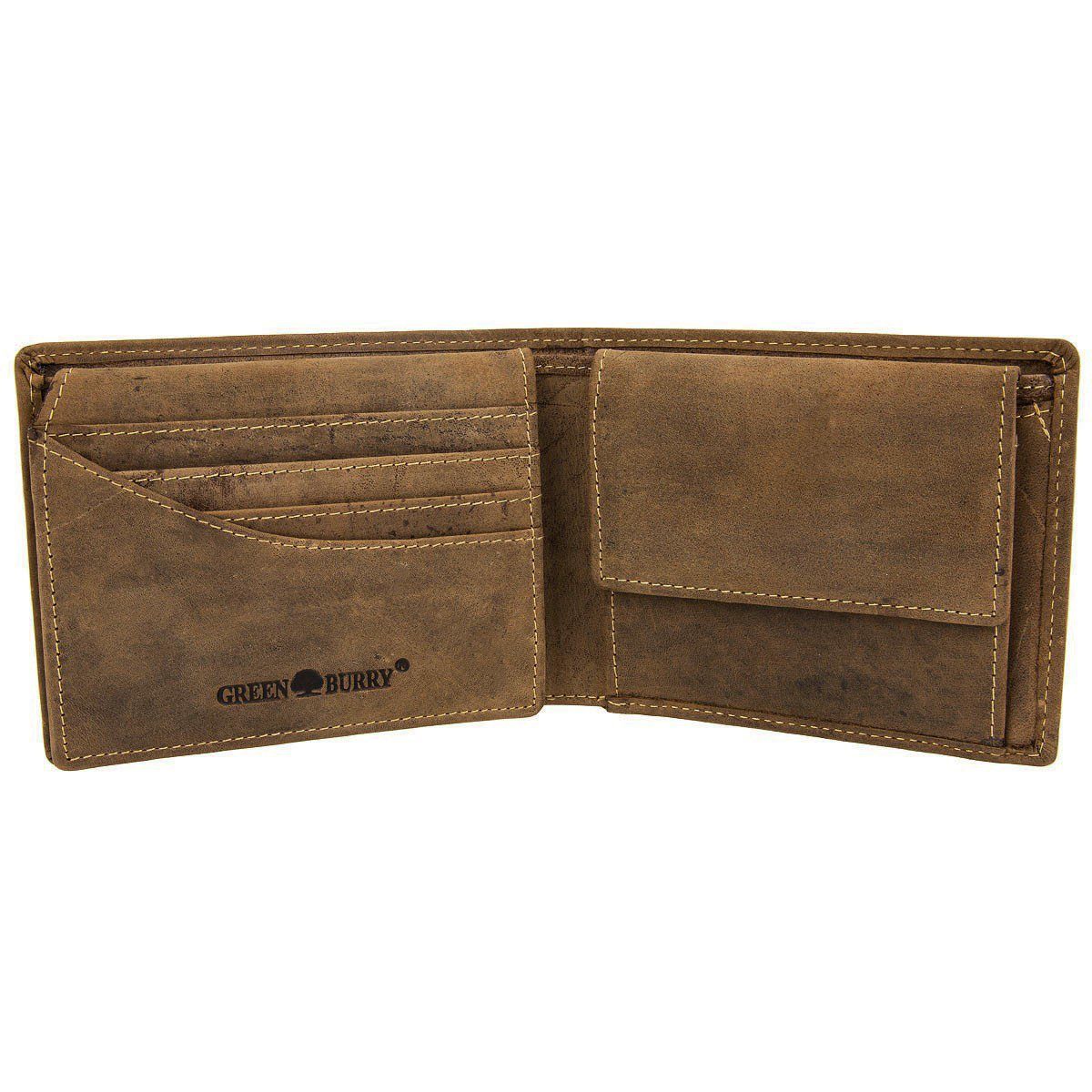 Greenburry Geldbörse Vintage Leder Geldbörse Portmonee günstig online kaufen