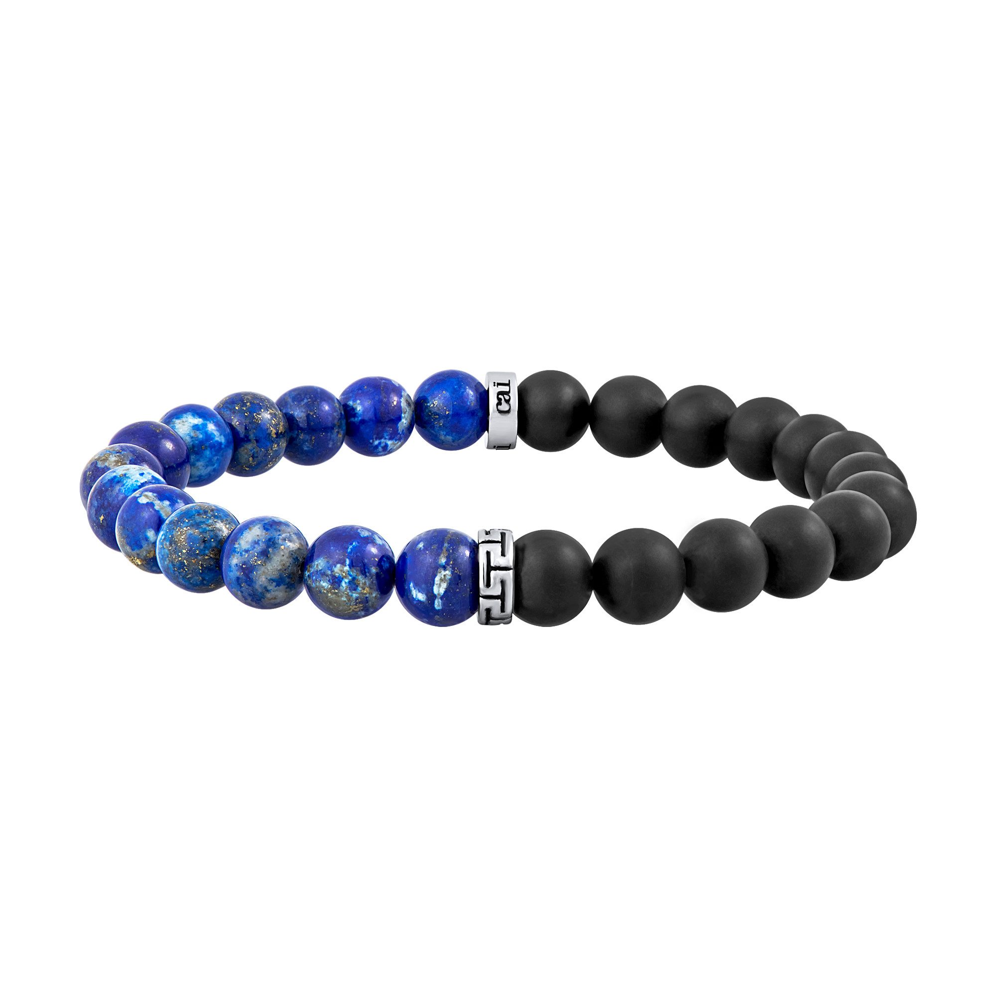 CAÏ Armband Lapis & Onyx 21cm