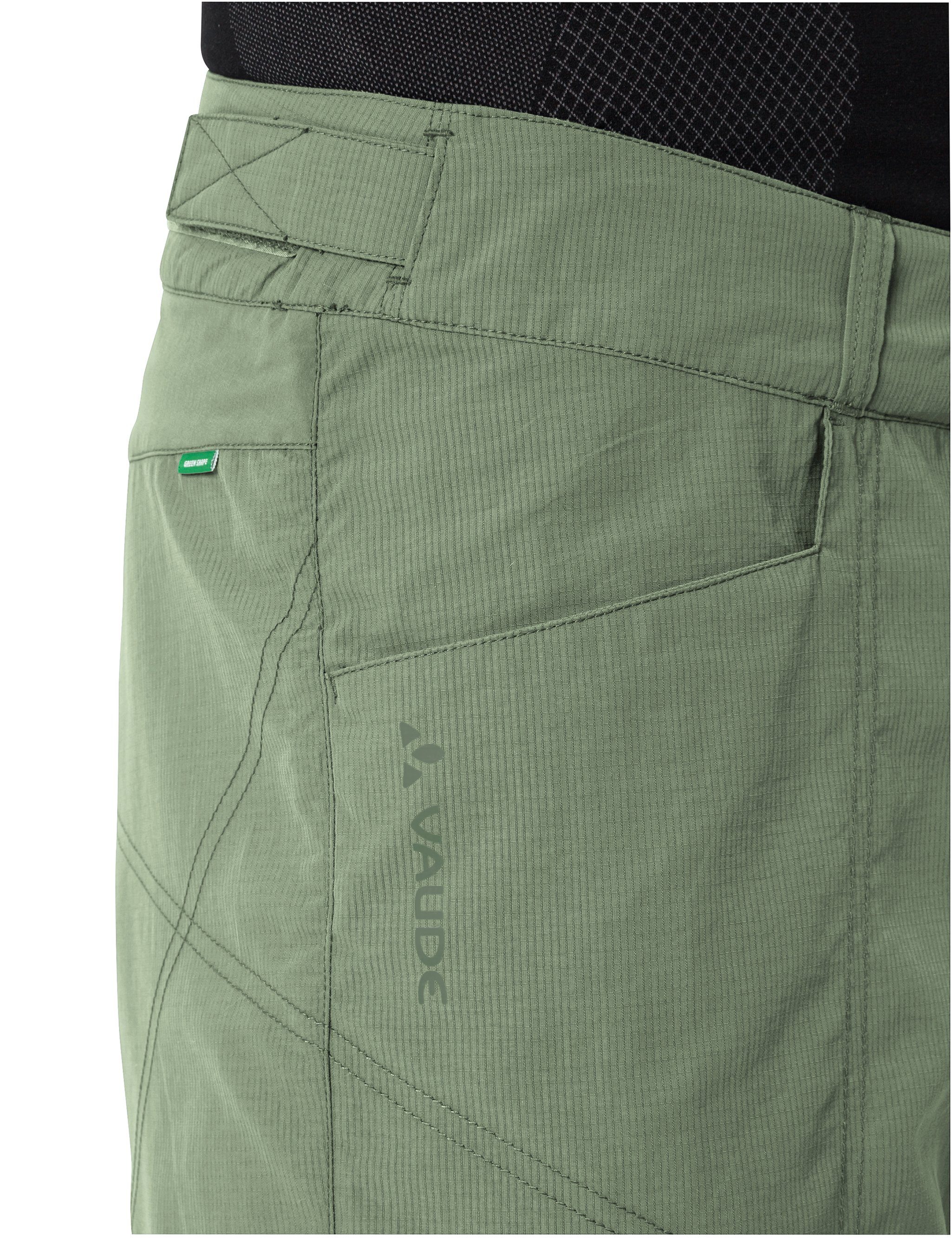 (1-tlg) Grüner green Men's Shorts VAUDE Knopf willow Funktionshose II Tamaro