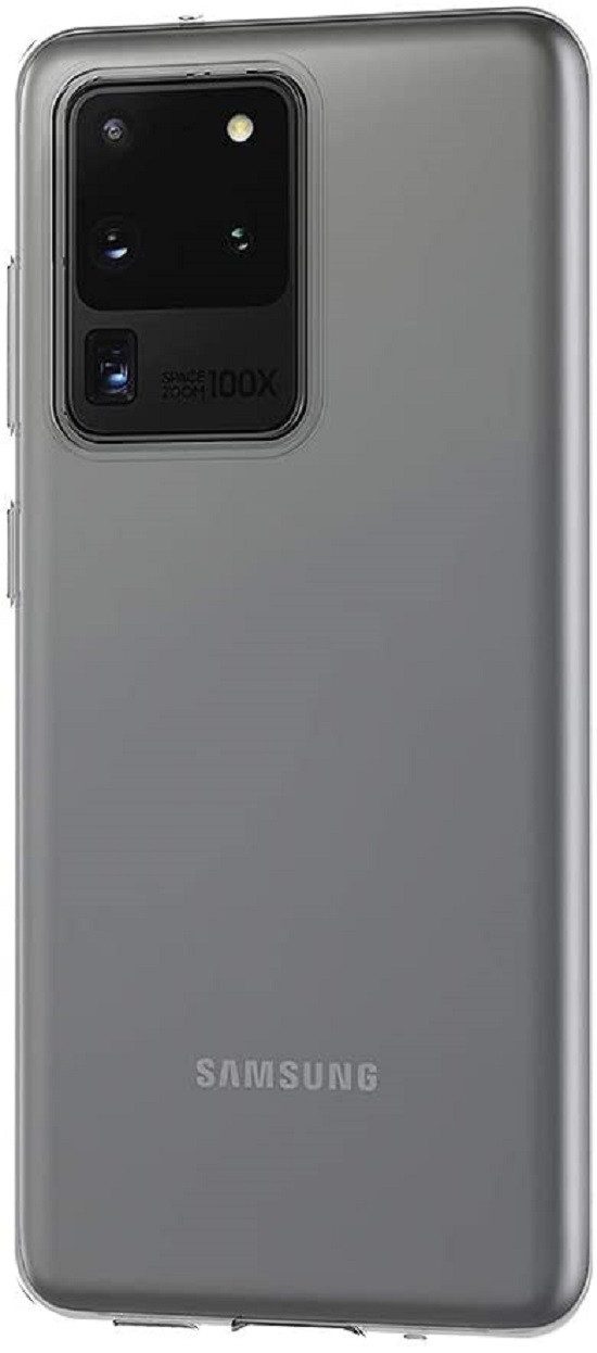 Wisam Smartphone-Hülle Wisam® Schutzhülle für Samsung Galaxy S20 Ultra 6,9" Silikon Clear 17,53 cm (6,9 Zoll)