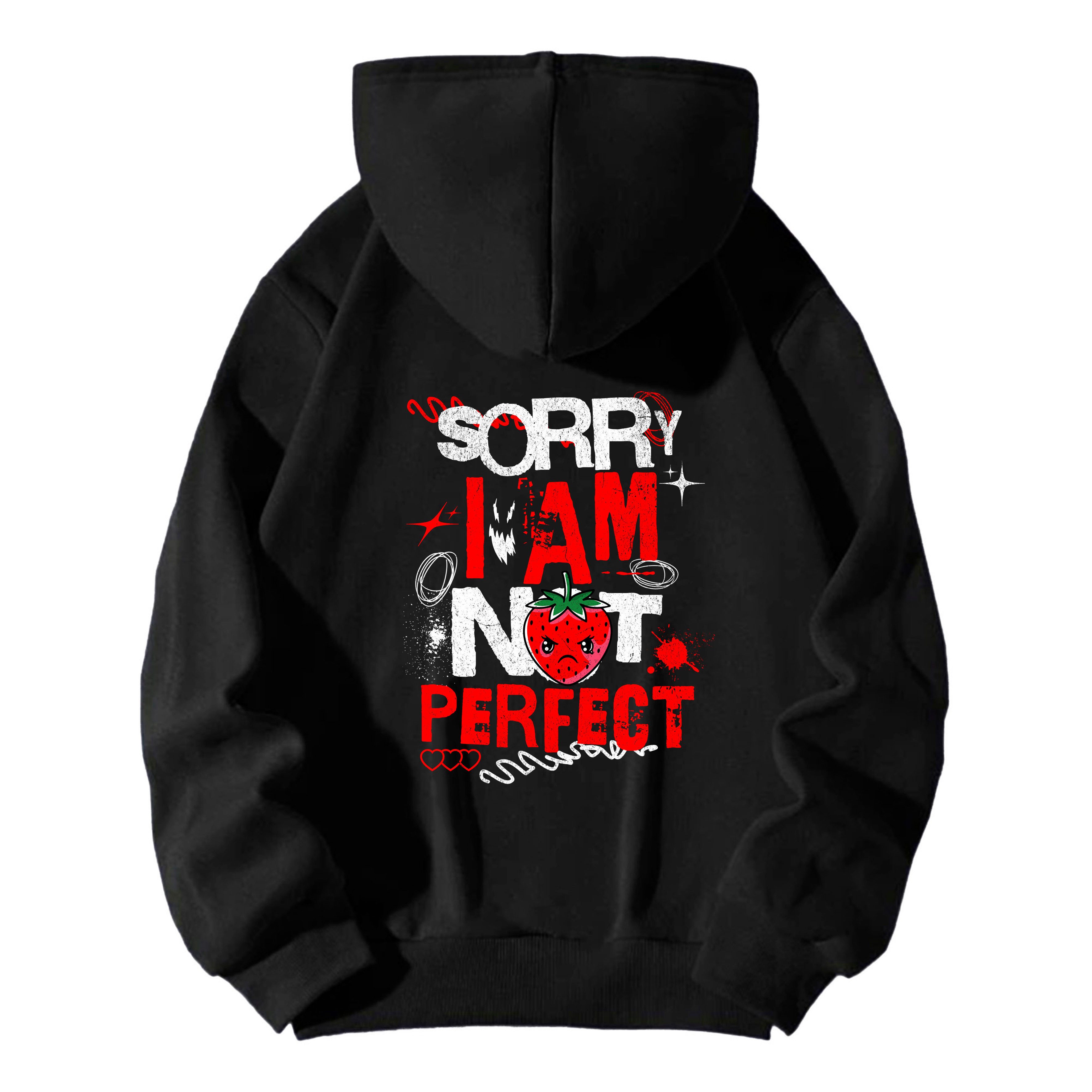 Banco Hoodie Damen Hoodie mit Front- und Rückendruck – Sorry I Am Not Perfe günstig online kaufen
