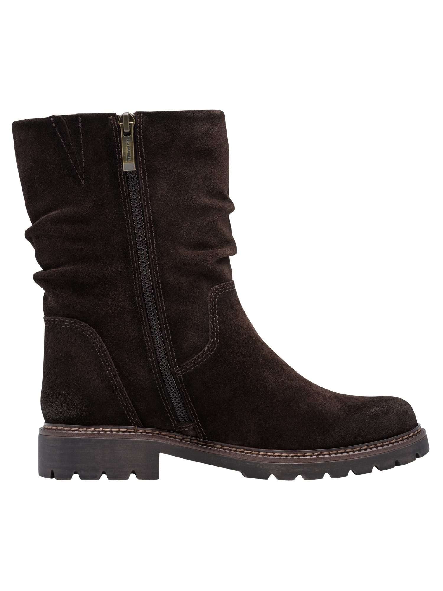 Tamaris TOUCH-IT aus Leder Blockabsatz 1-25410-47 Stiefel TOUCH-IT