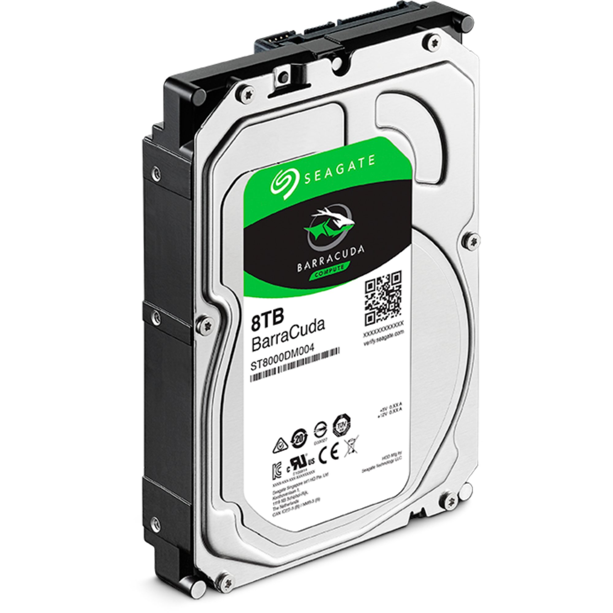Seagate Seagate ST8000DM004 8 TB, Festplatte, (SATA 6 Gb/s, 3,5) interne HDD-Festplatte (8.000) 3,5""