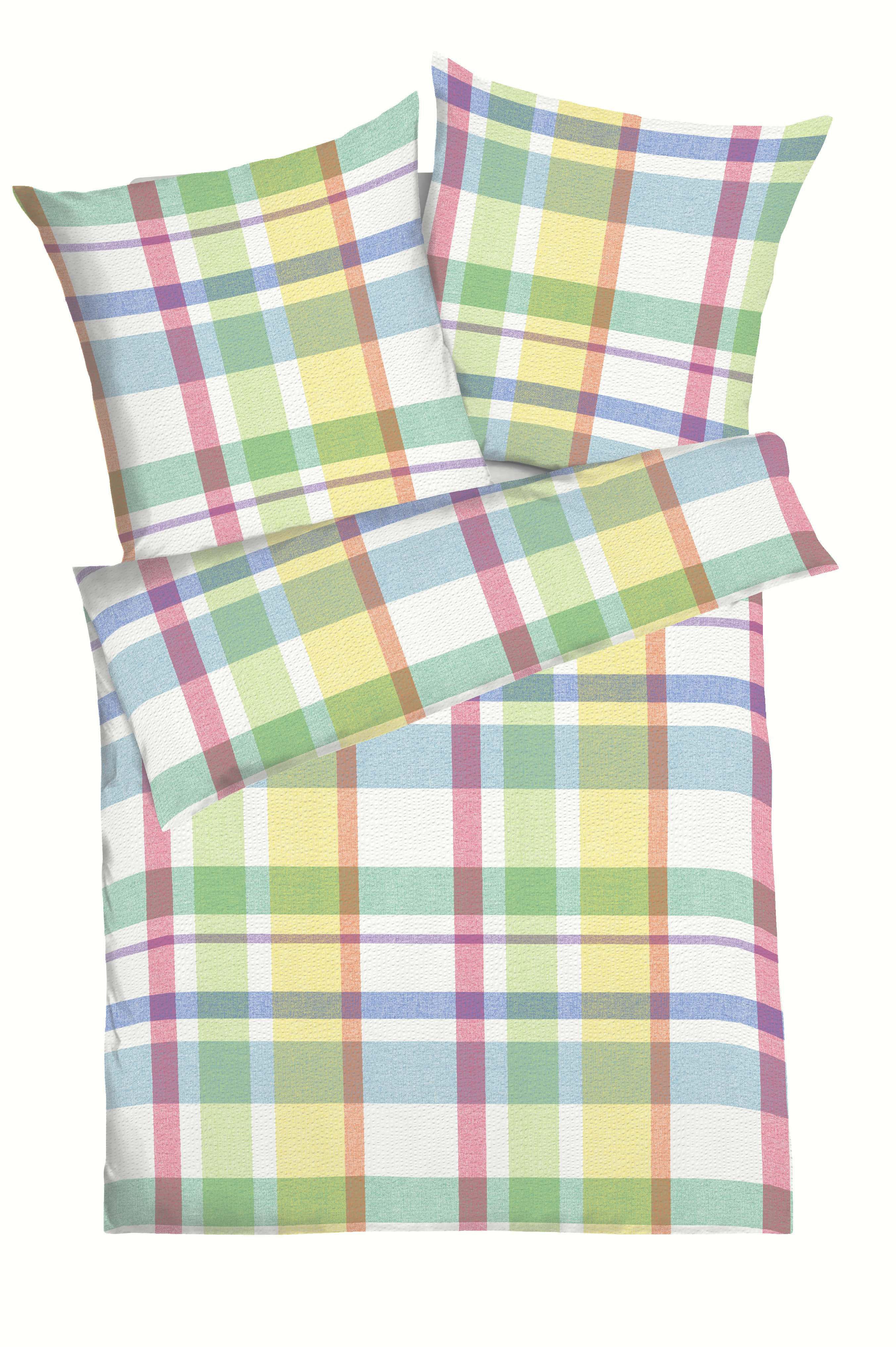 Kaeppel Bettwäsche Madras Karo, Seersucker, 2 günstig online kaufen