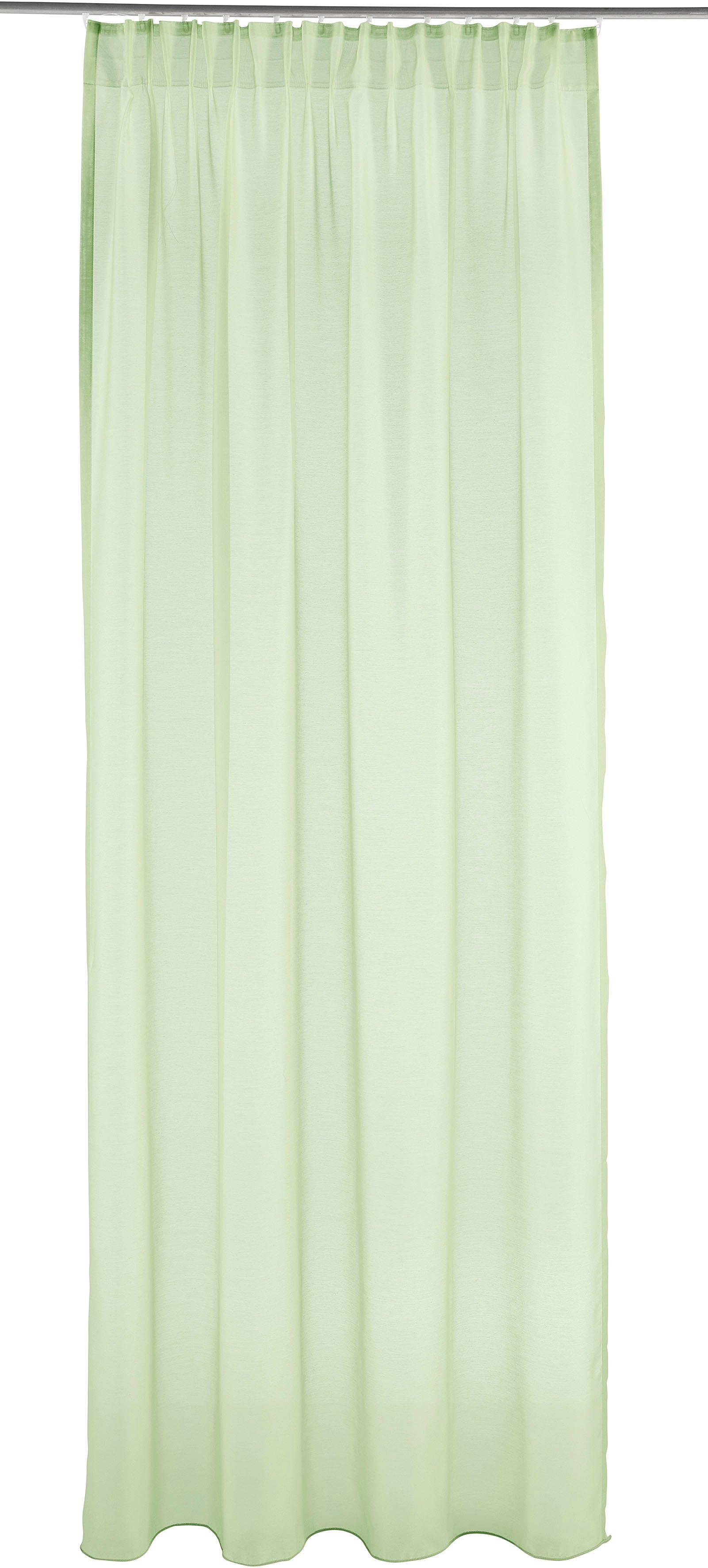 Gardine Batist, Leonique, mint transparent (1 Größen verschiedene transparent, Polyester, St), Multifunktionsband