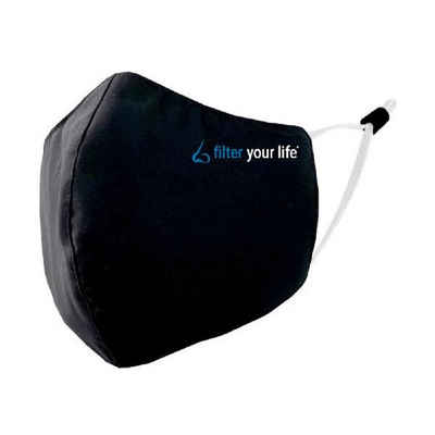 Filter Your Life Maske »Original Filter your life Mund - Nasen Maske 3-lagig - 99% Filterwirkung - Atmungsaktiv und Waschbar »Unisex« SMS Filter Schicht (Spunbound /Meltblown /Spunbound)«