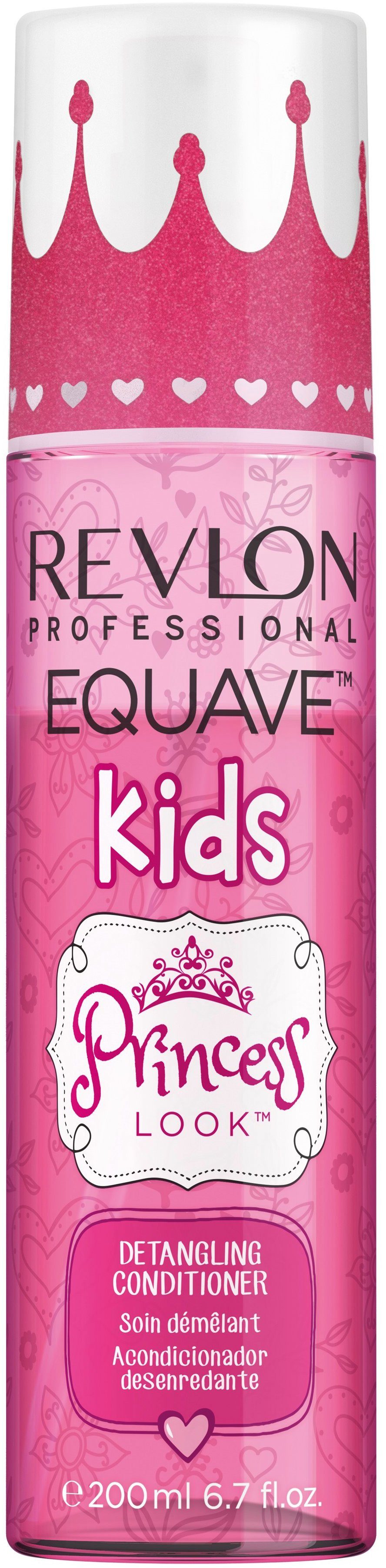 REVLON PROFESSIONAL Haarspülung EQUAVE PRINCESS LOOK DETANGLING CONDITIONER, Blumiger Duft, frei von Parabenen, Farbstoffen und Allergenen.