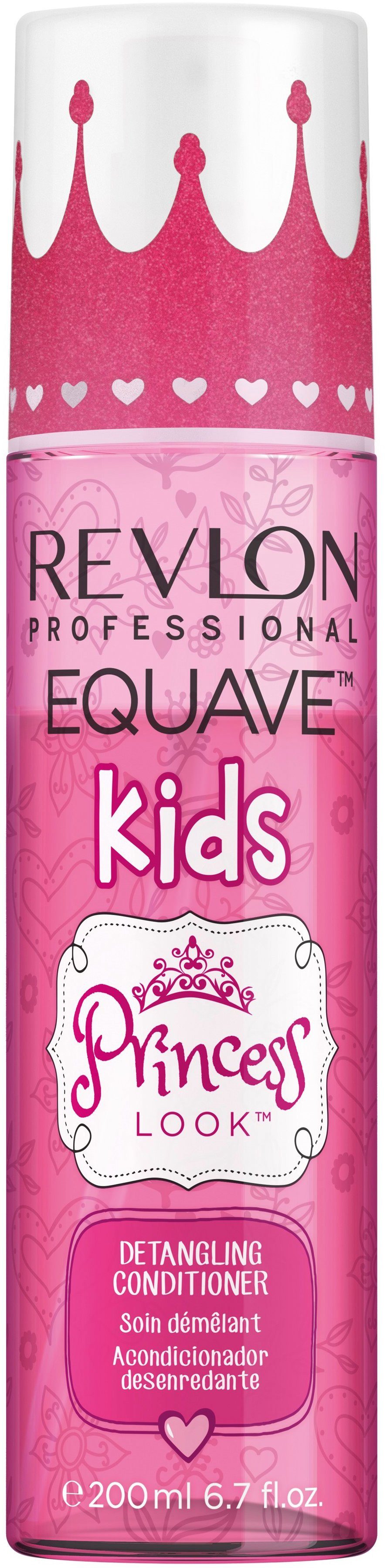 REVLON PROFESSIONAL Leave-in Pflege Equave Kids Princess Look Detangling  Conditioner 200 ml, Hypoallergene Formel mit ausgesuchten