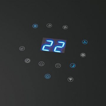 CLATRONIC Klimagerät CL 3716, 3 in 1 – Kühlen, Entfeuchten, Ventilieren, WiFi-Steuerung
