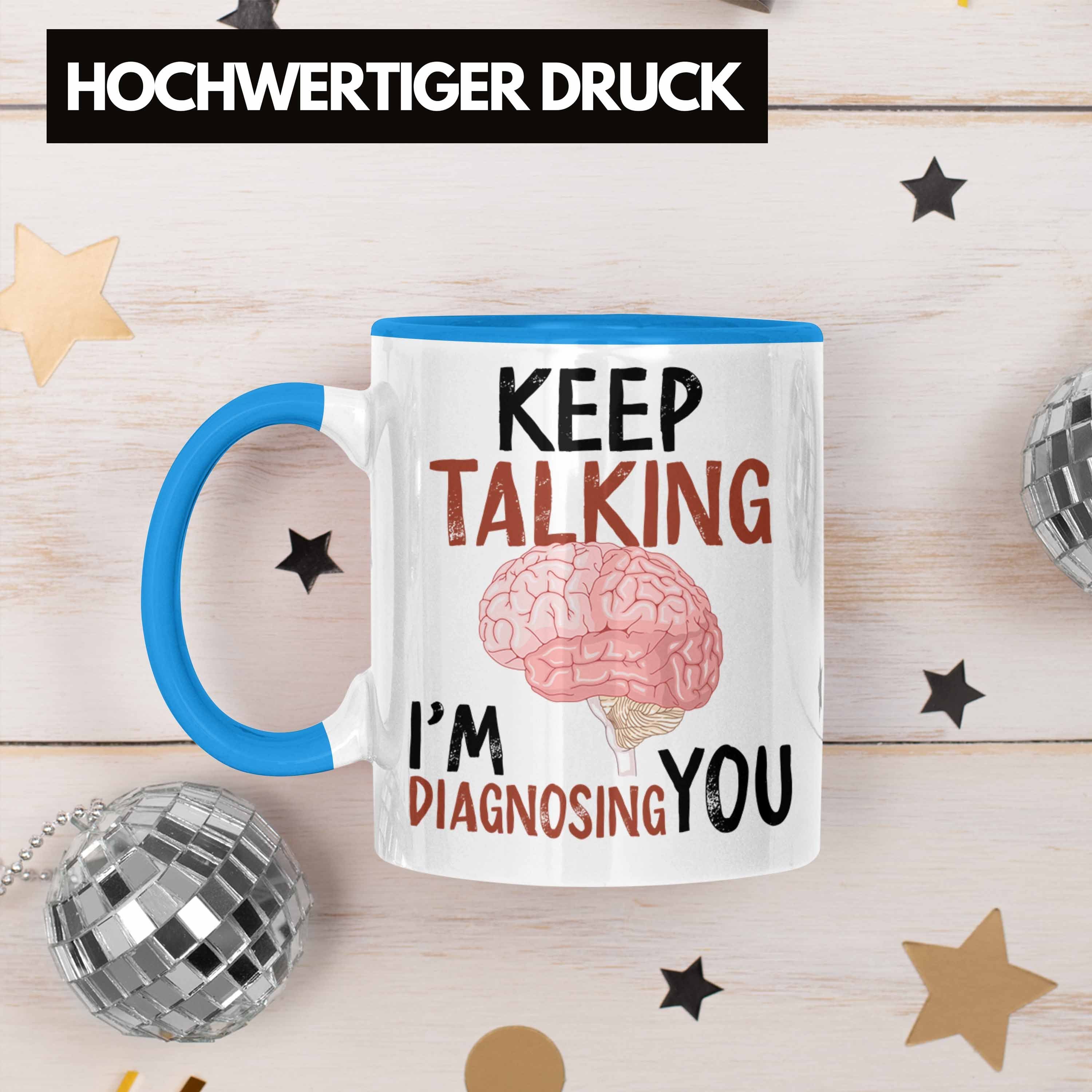 Trendation Tasse Psychologie Tasse Lustige Geschenkidee für Psychologinnen Psychologen